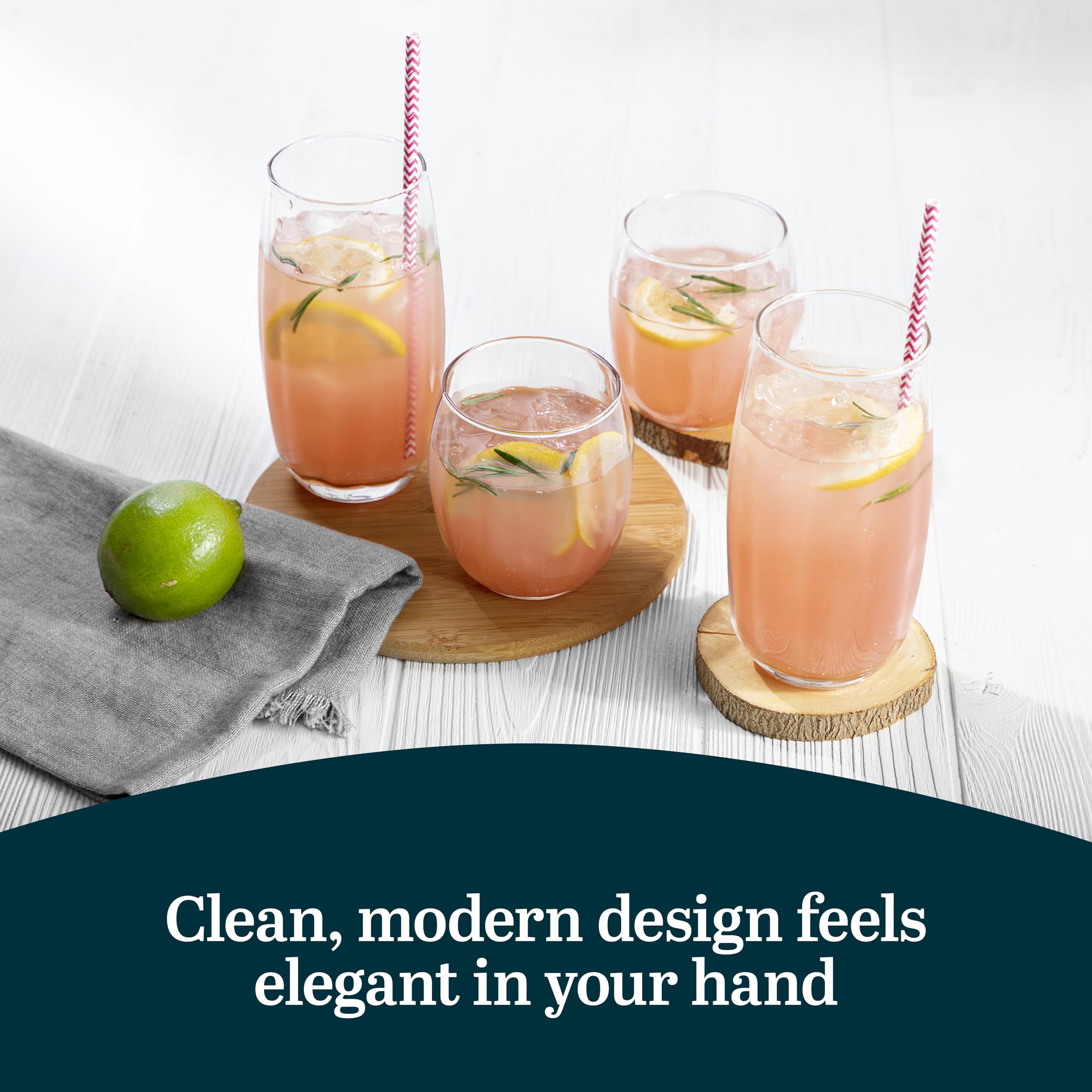 Libbey Samba 16-Piece Tumbler And Rocks Glass Set