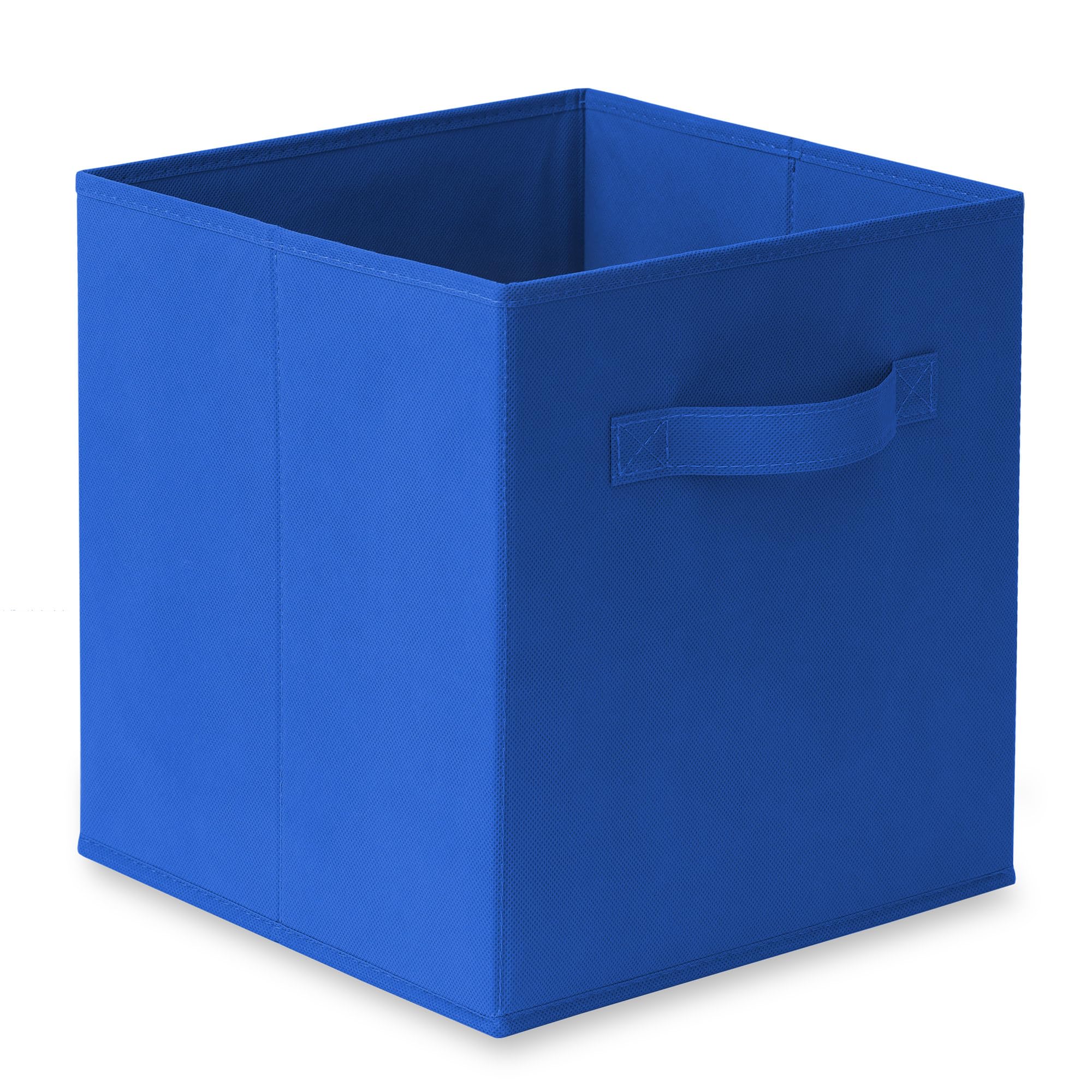 Casafield Set of 6 Collapsible Fabric Cube Storage Bins  Royal Blue - 11'' Foldable Cloth Baskets for Shelves  Cubby Organizers & More