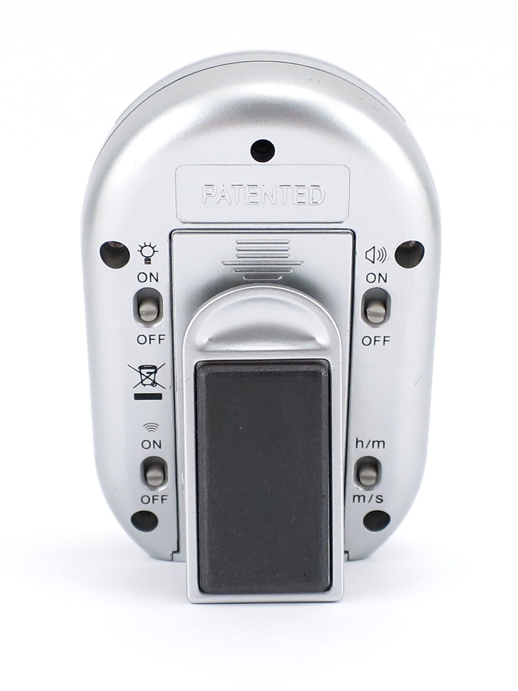 General Tools TI150 3-in-1 Kitchen Timer for Hearing Impaired, Loud Beeper & Vibration, Red Flasher, Gray