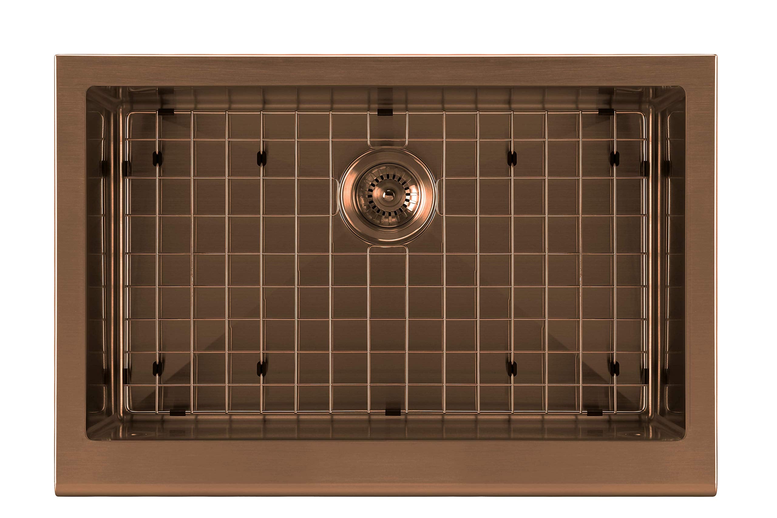 Whitehaus Whnpl3020-Co Noah Plus Collection Kitchen Sink Copper