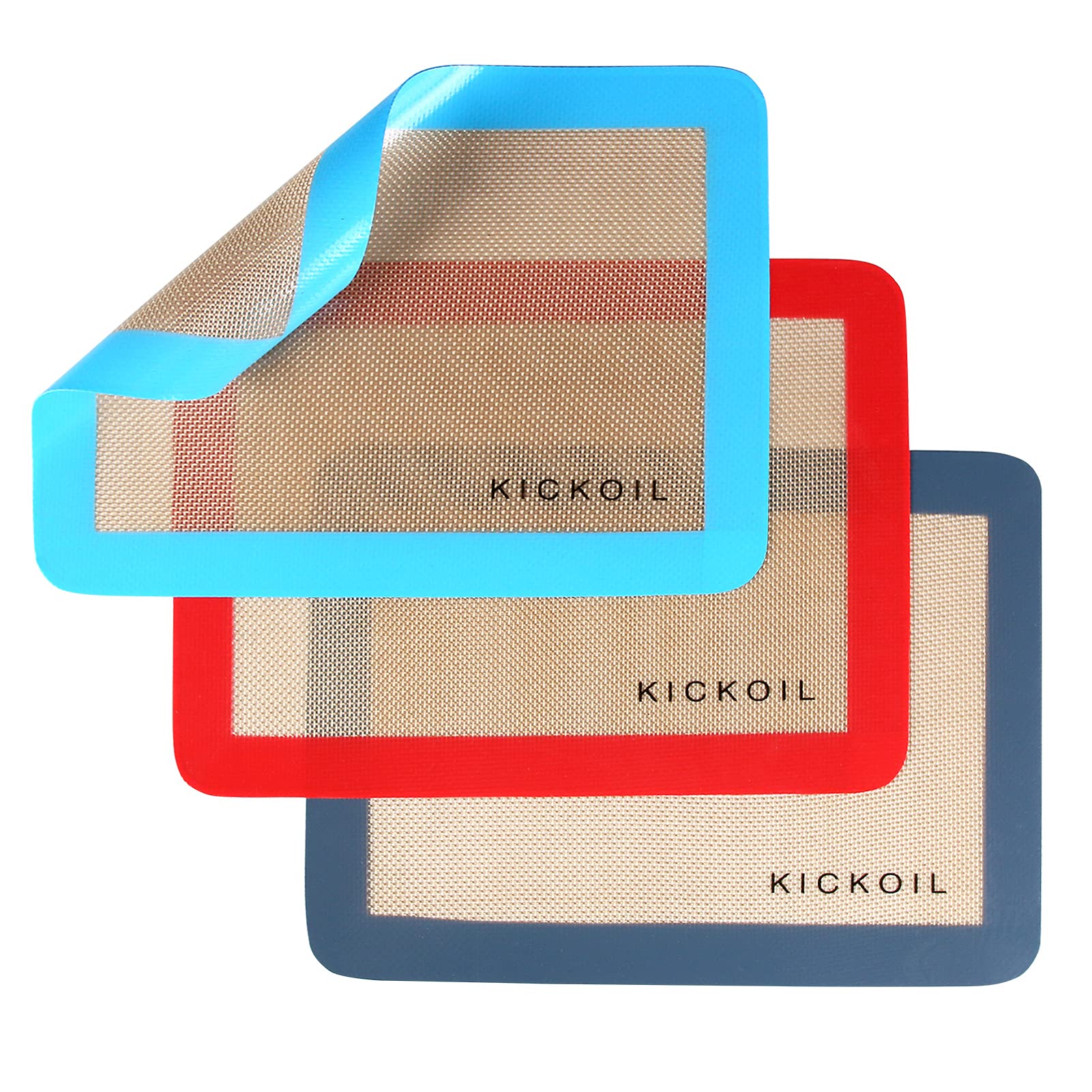 Small Silicone Baking Mats Quarter Sheet Baking Mats Non Stick Silicone Oven Liners, Bpa Free, Professional Grade Silicon Baking