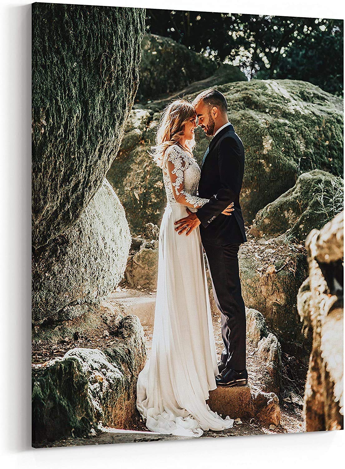 Personalized Custom Canvas Prints (Framed Canvas, 8X10) - Turn Photos Into Stunning Framed Wall Art - Perfect For Home Decor, Gi