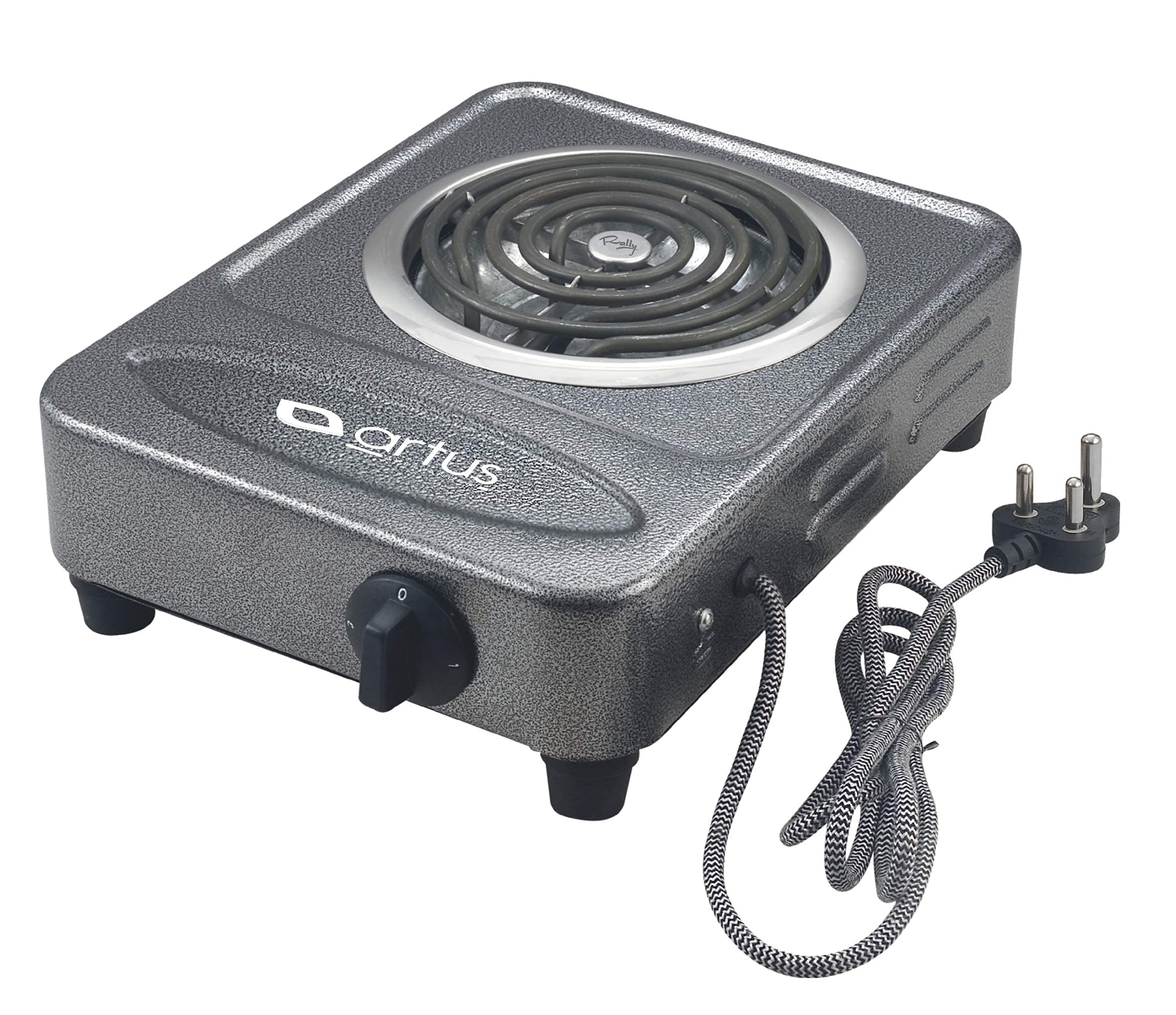 Artus 2000 Watt Galaxy Electric G Coil Radiant Gas Cooking Stove Heater | Induction Cooktop | G Coil Hot Plate Cooking Stove | W