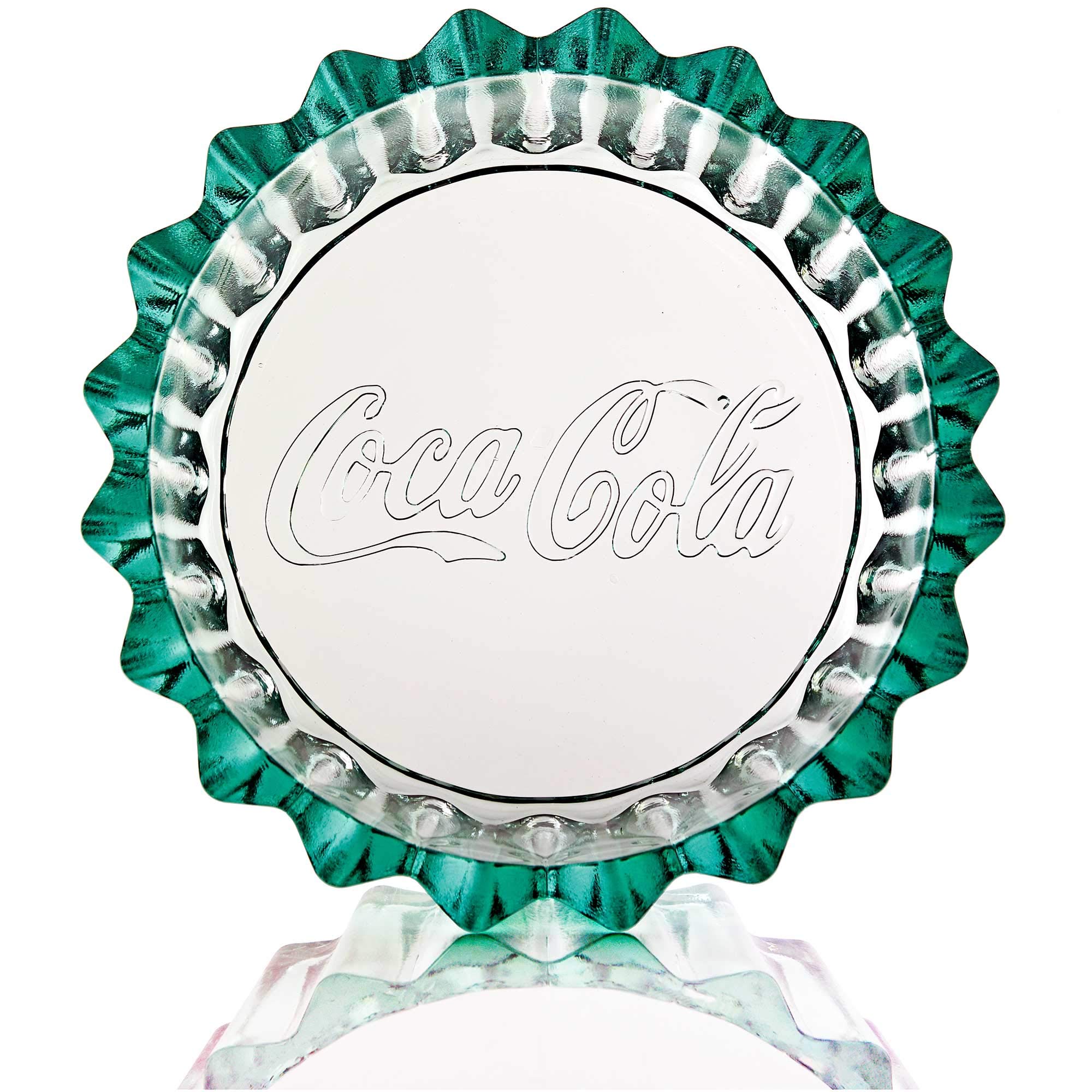Couronne Co. G9012 9 3/4 Coca-Cola Recycled Glass Bowl, Clear