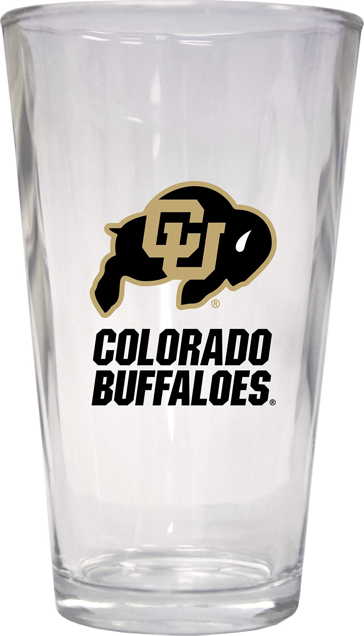 University Of Colorado 16 Oz Pint Glass Officially Licensed Collegiate Product