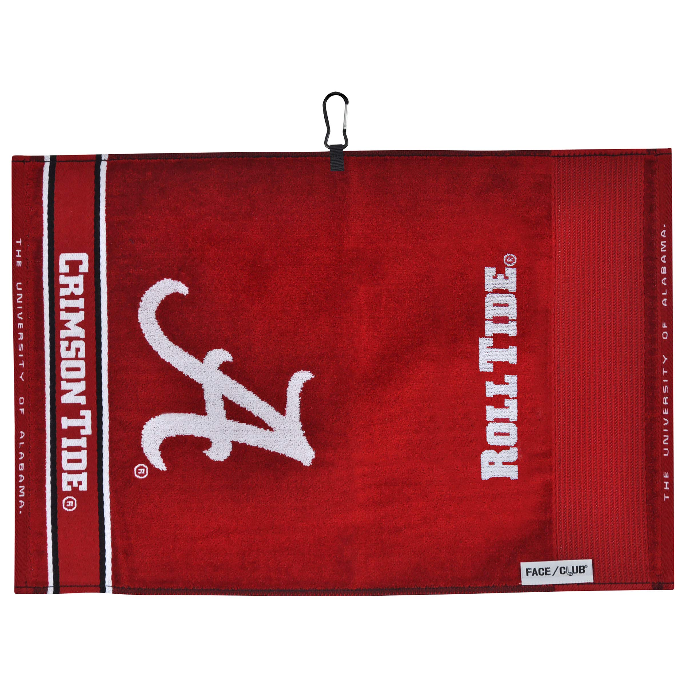 Team Effort Alabama Crimson Tide Face/Club Jacquard Towel 16'' X 24''