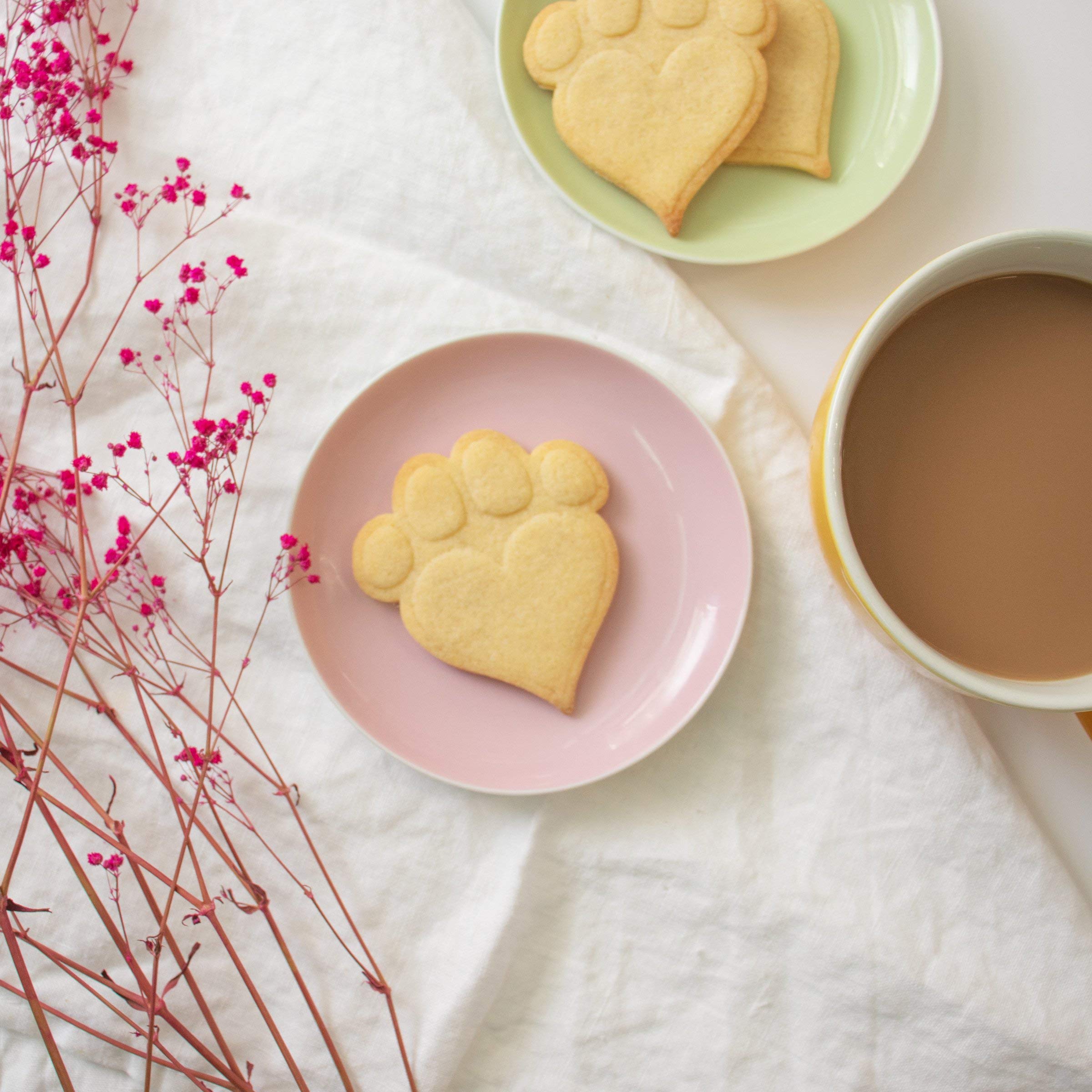 Heart Paw Cookie Cutter - Large Size, 1 Piece - Bakerlogy