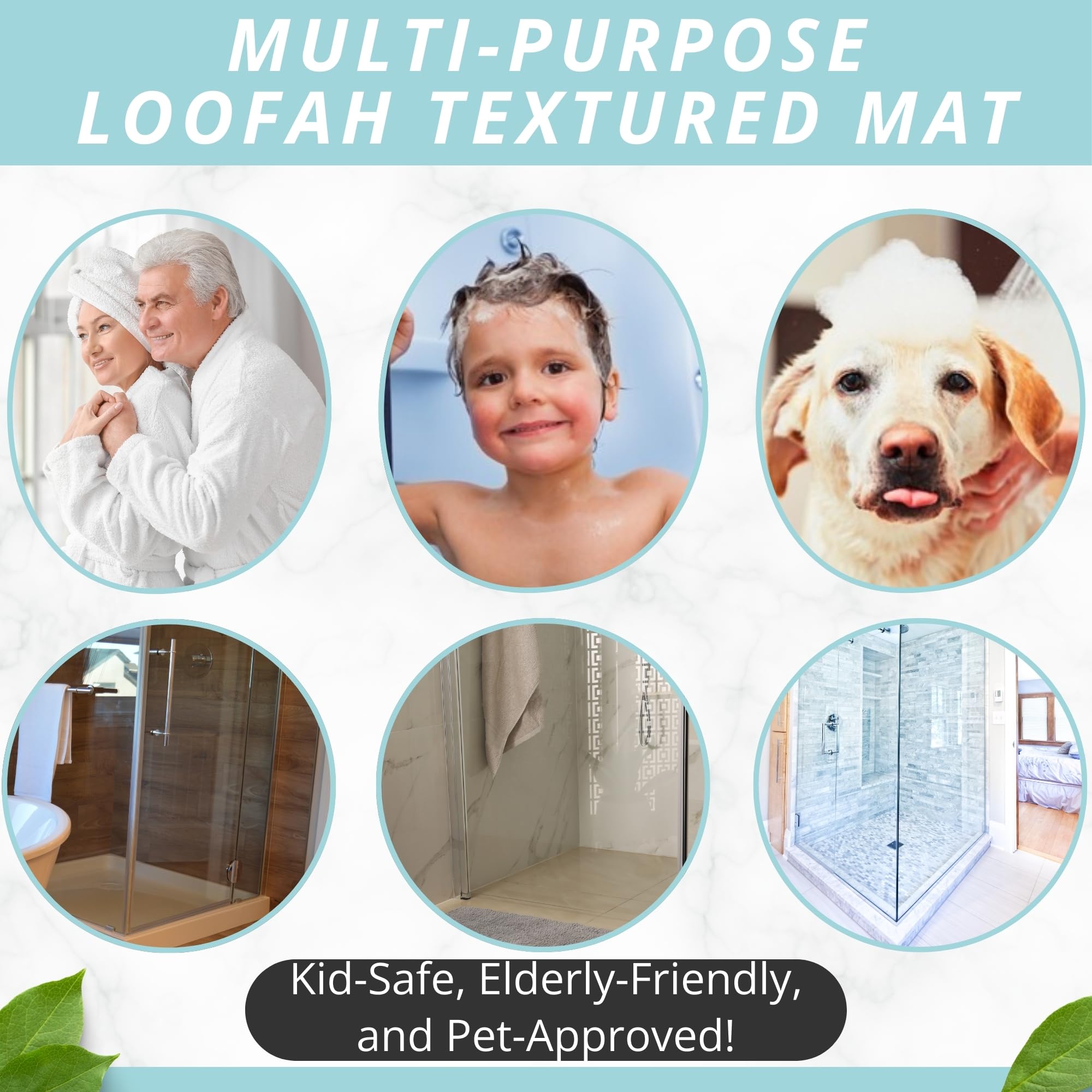 Anti Slip Shower Mat For Kids - Baby Shower Mat - Non Slip Bathtub Mat For Kids - Baby Bath Mat - Bath Mat For Kids - Anti Slip