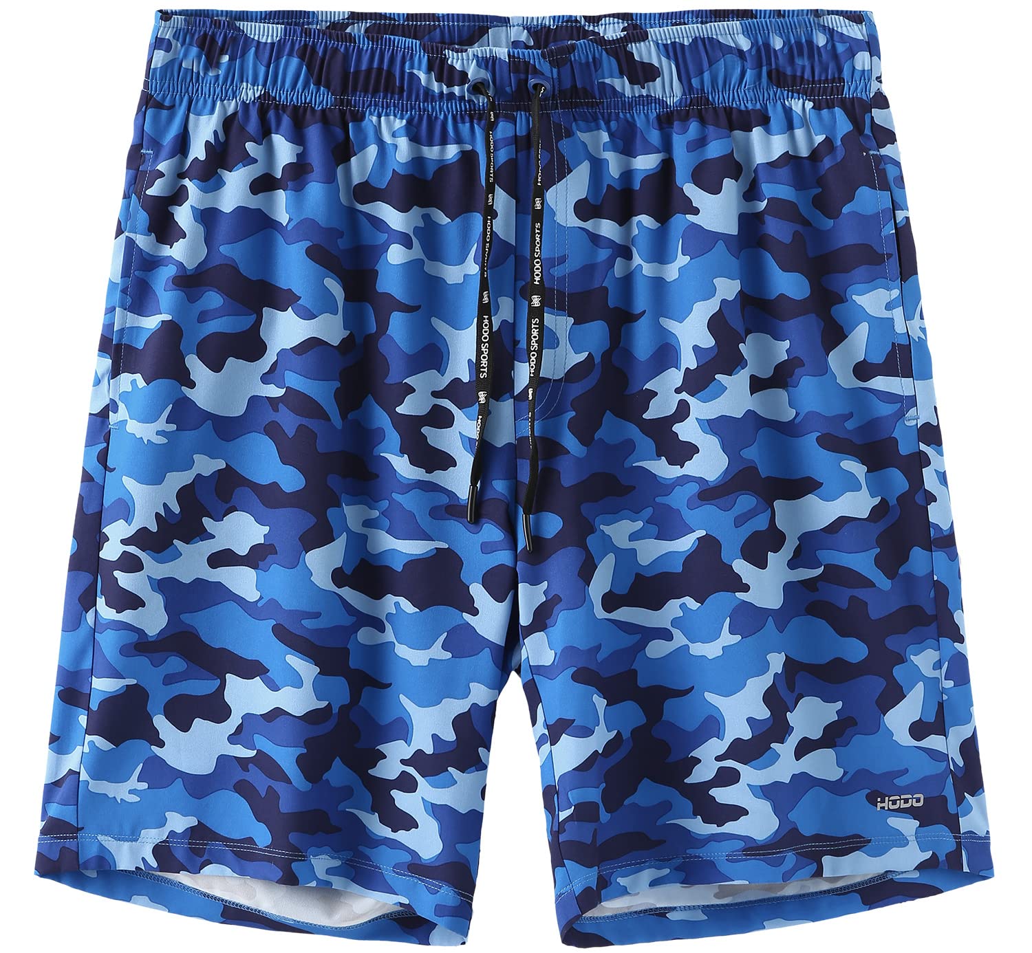 HOdo Mens Swim Trunks 9 Quick Dry Swim Shorts Bathing Suit Blue camo