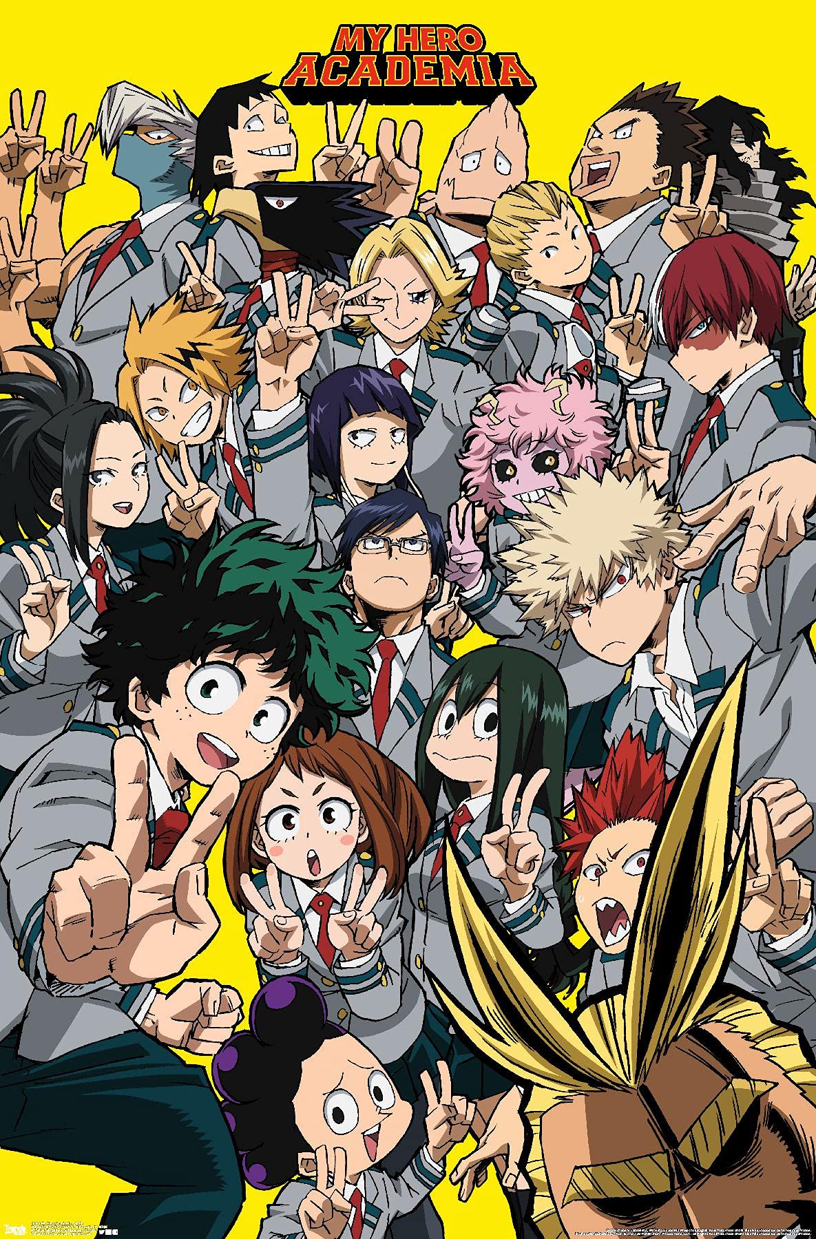 Trends International My Hero Academia - Selfie Wall Poster, 22.375'' X 34'', Unframed Version,Bedroom