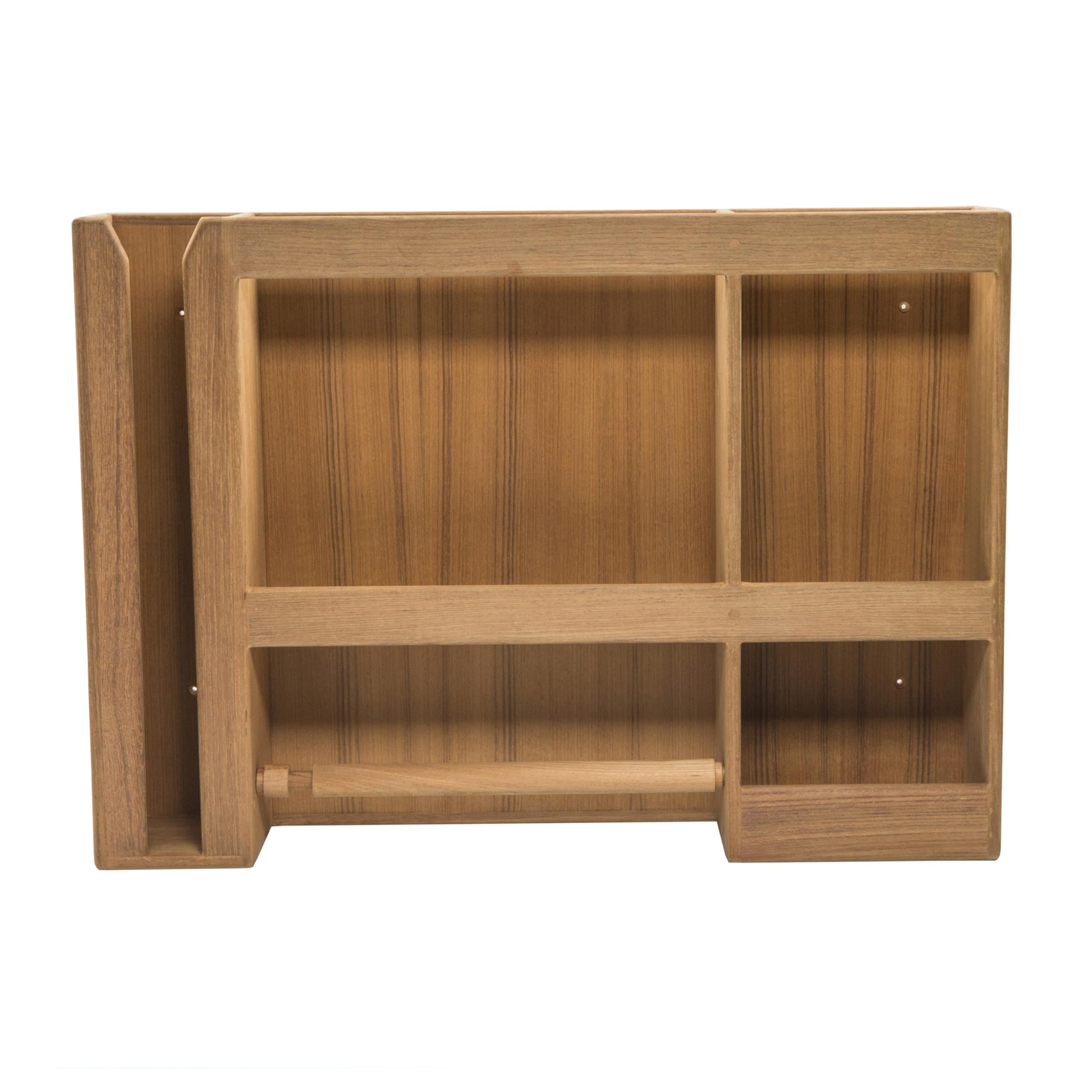 Whitecap 62402 Teak Dish/Cup/Paper Towel Rack