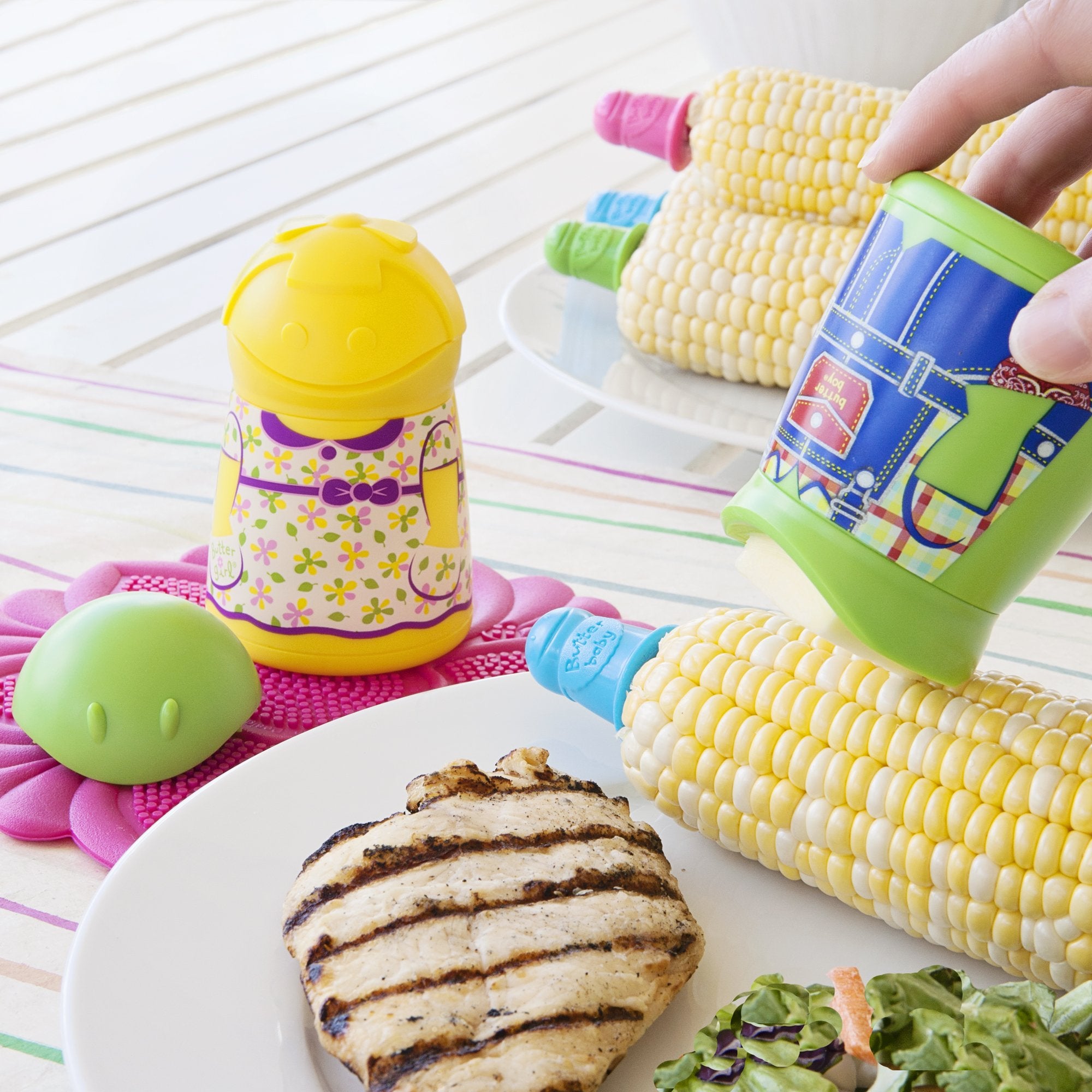 Talisman Designs Girl Keeper & Spreader | Fun & Functional In The Kitchen | Butter Girl For Corn On The Cob | Corn Butter, Sprea