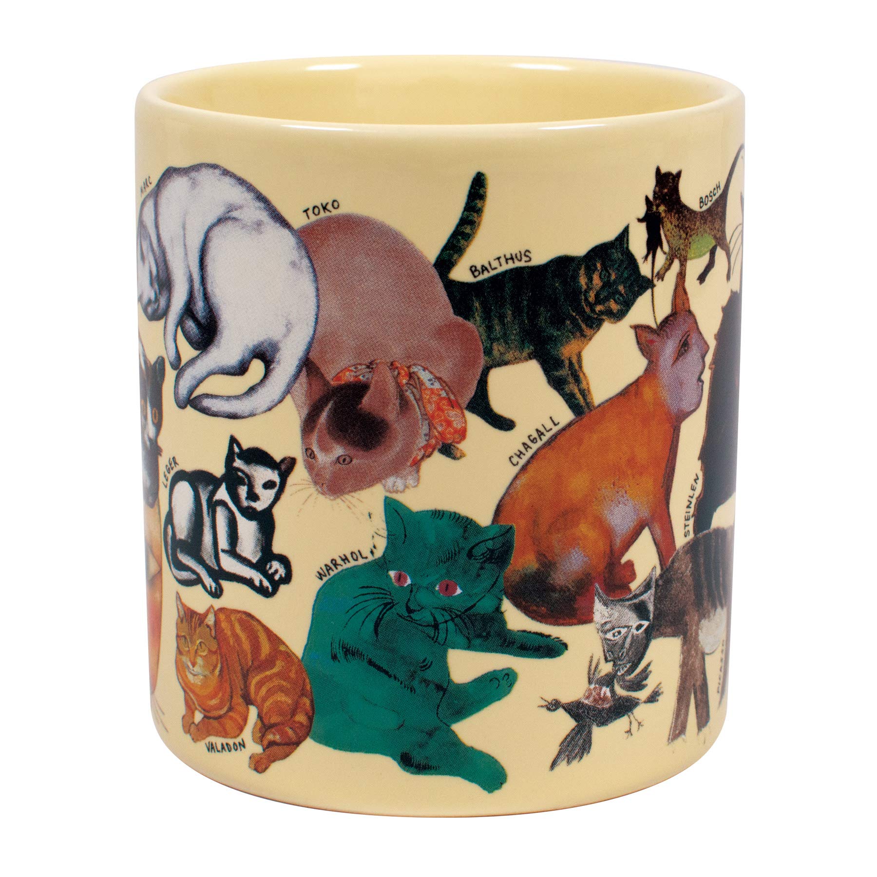 The Unemployed Philosophers Guild Artistic Cat Mug - Featuring Cats and Kittens from Famous Paintings Throughout Art History, Co