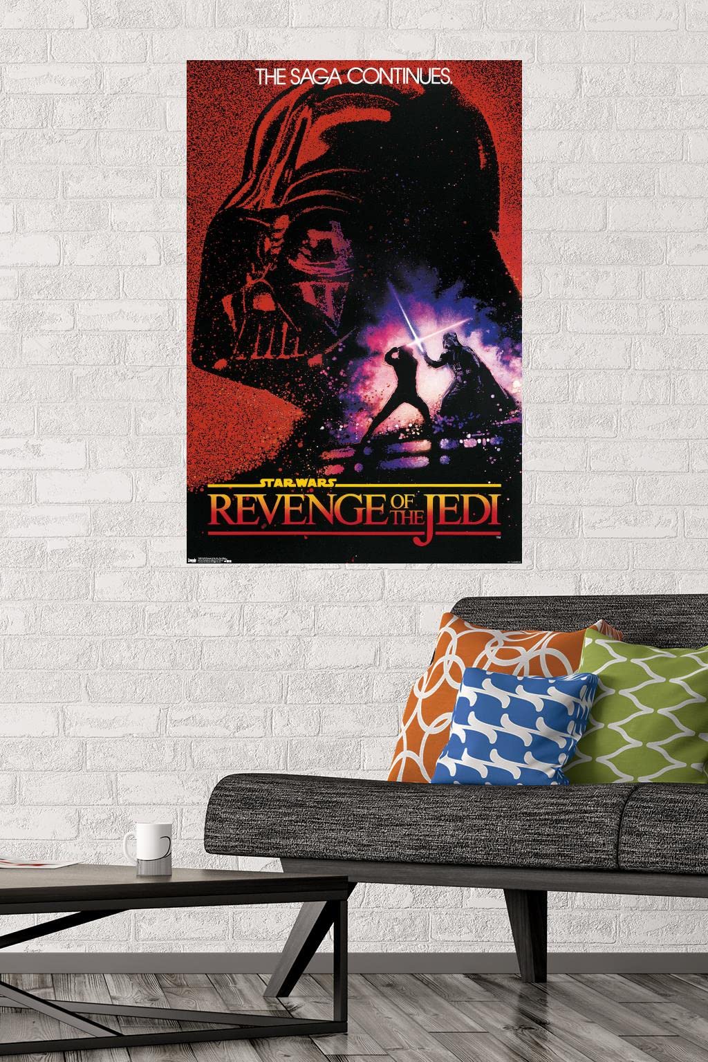 Trends International 24X36 Star Wars: Revenge Of The Jedi - One Sheet Wall Poster, 24'' X 36'', Unframed Version