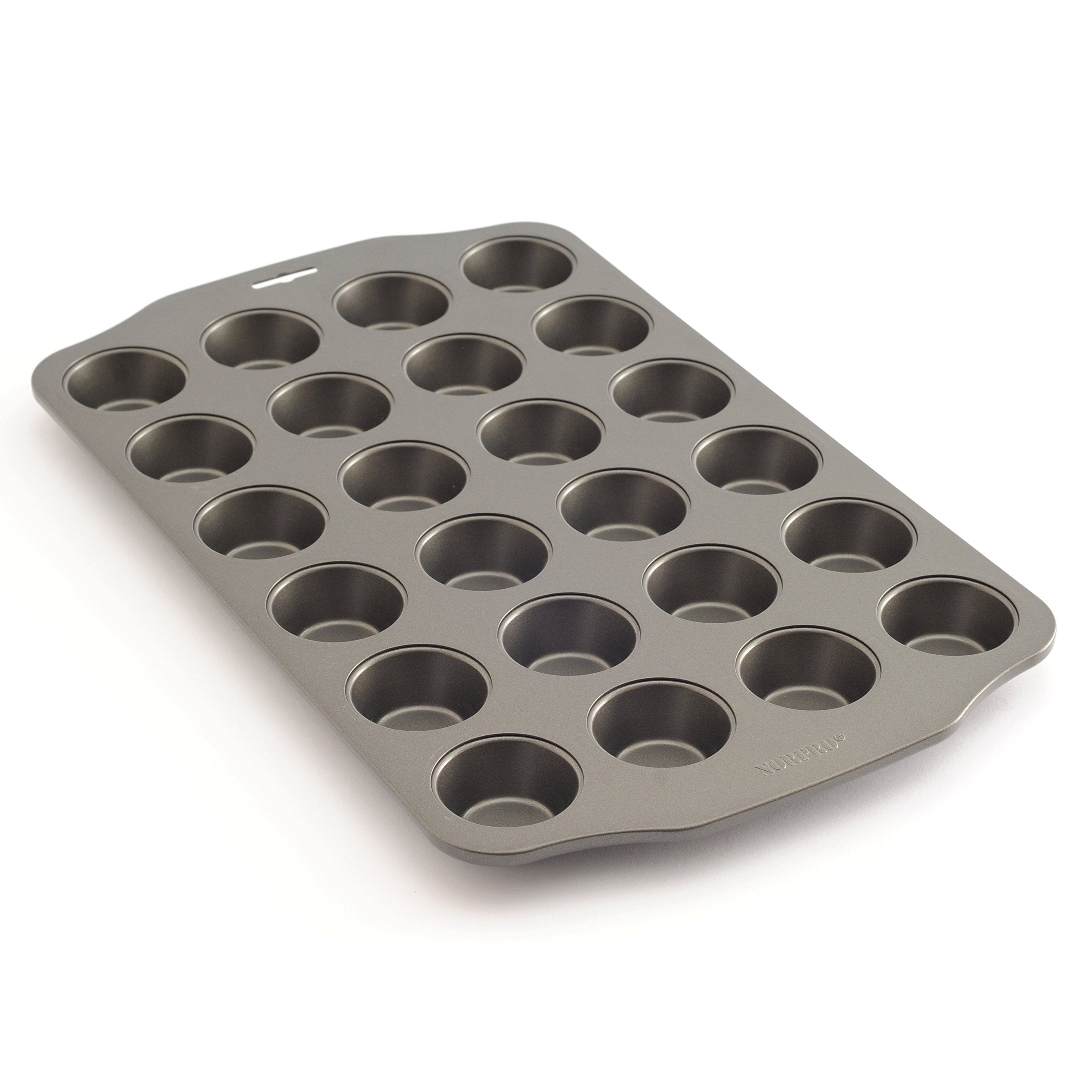 Norpro 24 Mini Muffin Pan, 1 Ea, Shown, 2 Inch Top, Mini, Not Standard Size