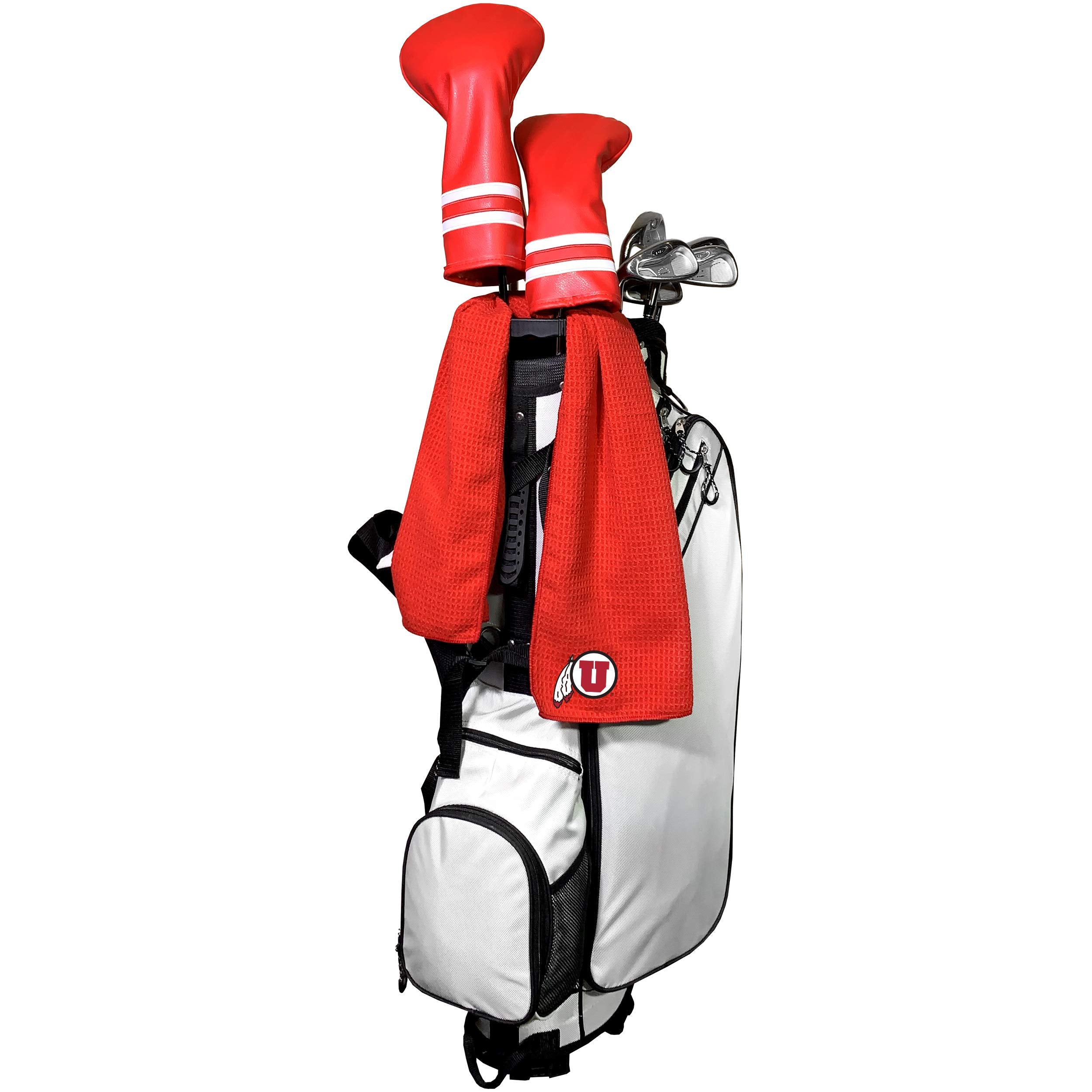 Team Golf NCAA Utah Utes Microfiber Golf Towel  16x40 (Multicolor)