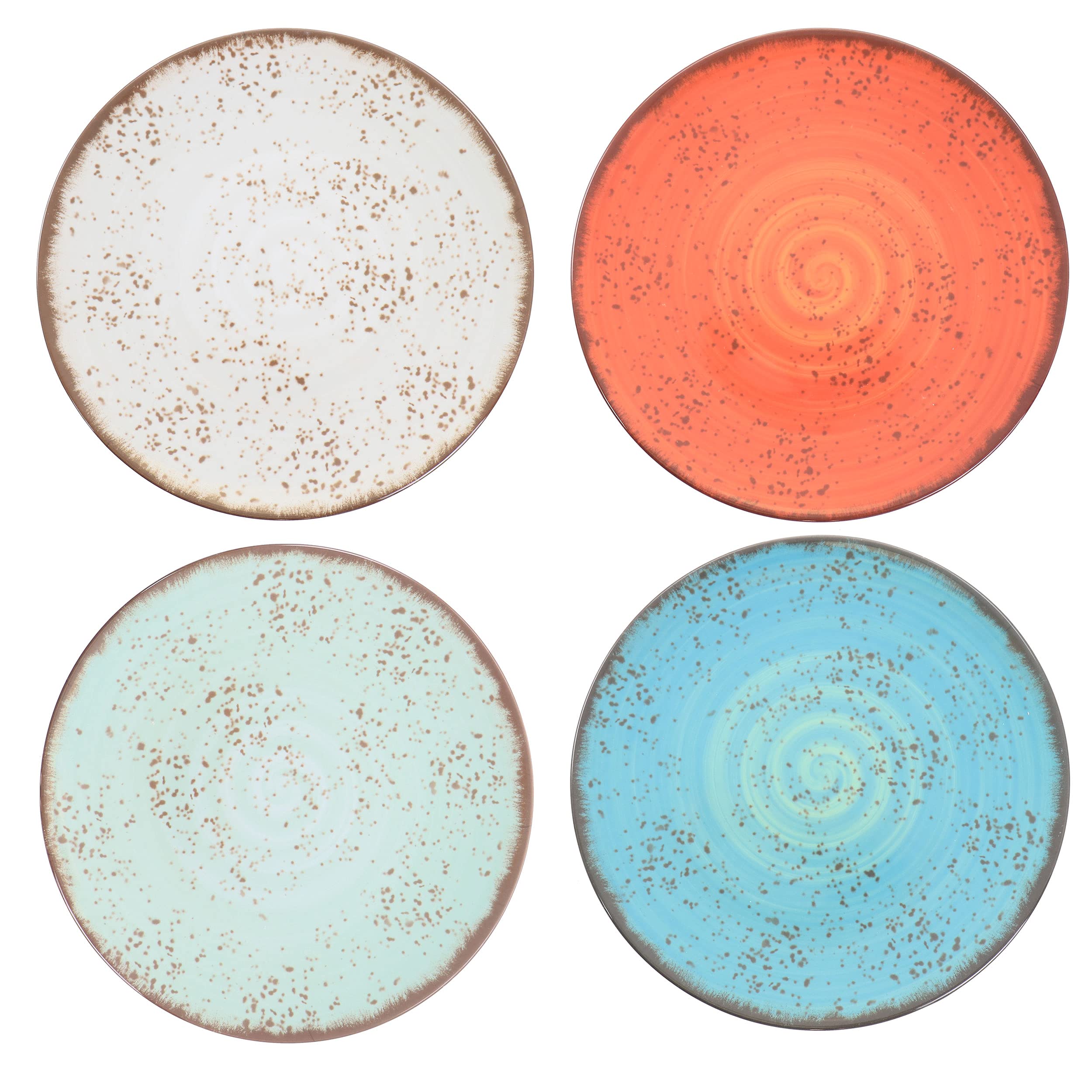 Elama EL-PRYCE Assorted Melamine Dinnerware Set, 12 Piece