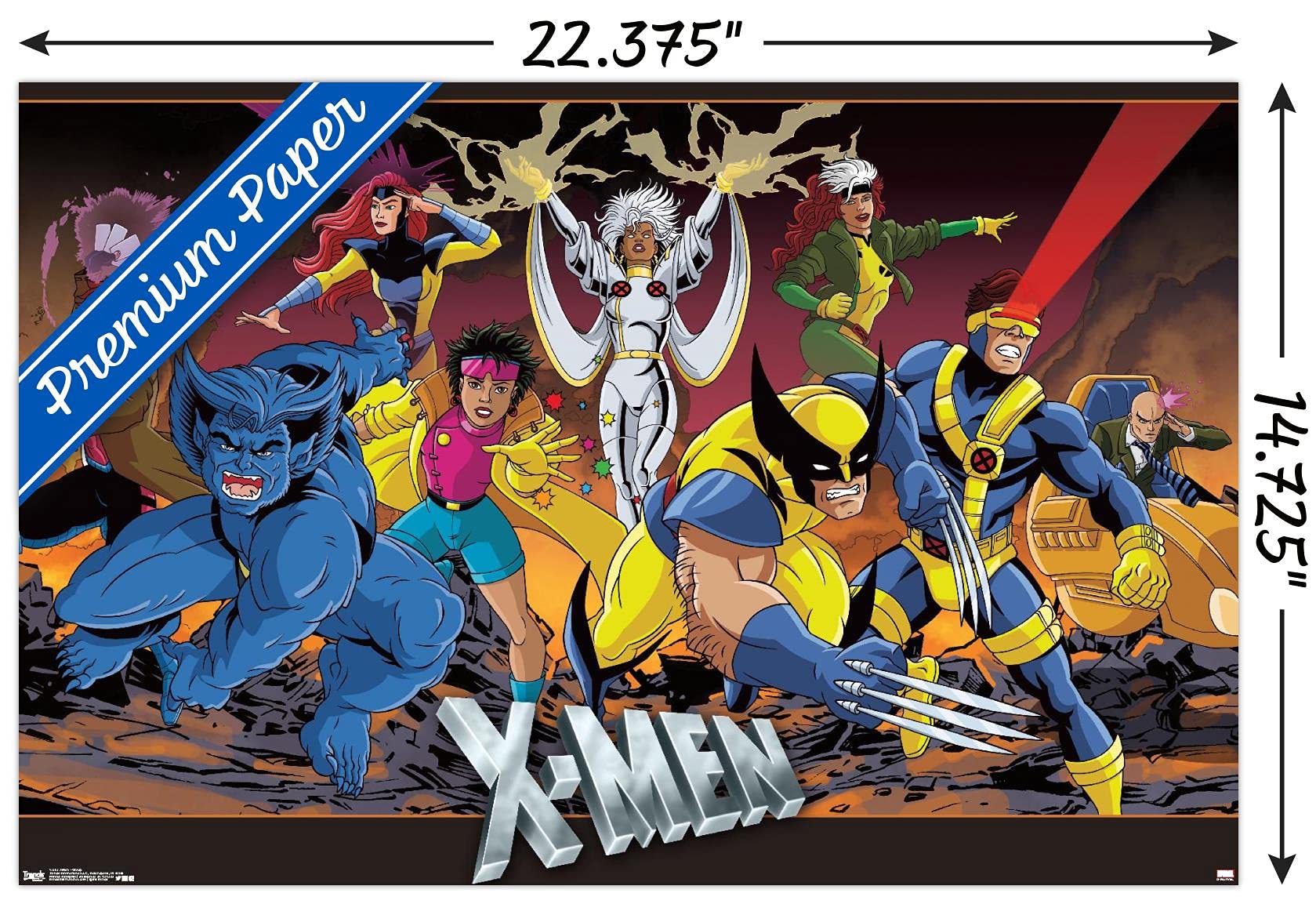 Trends International Marvel Comics - The X-Men - Group Wall Poster, 14.725'' X 22.375'', Premium Unframed Version
