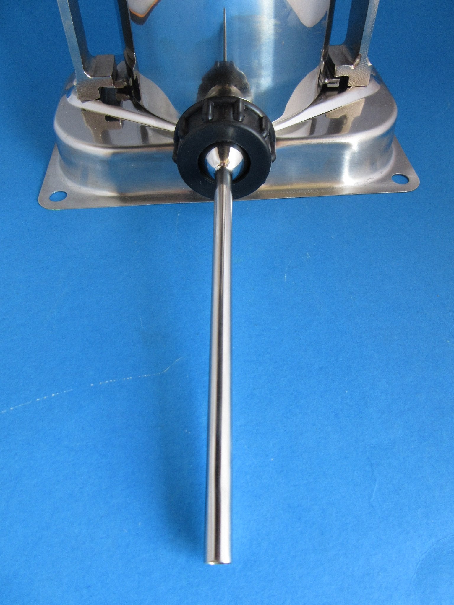 Narrow 3/8'' 9Mm Snack Stick Tube Cone Funnel For Lem 606 1606 Sausage 5 Lb Stuffer. 1 9/16'' Base. 6 3/4'' Long. Stainless Stee