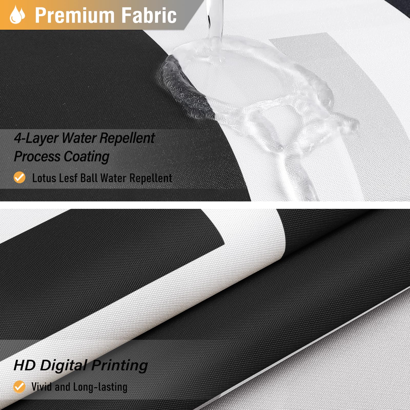 BTTN Black and White Shower Curtain  Geometric Fabric Shower Curtain Set with 12 Plastic Hooks  Water Repellent  Machine Washable  Abstract Modern Decorative Cloth Shower Curtains for Bathroom  72x72