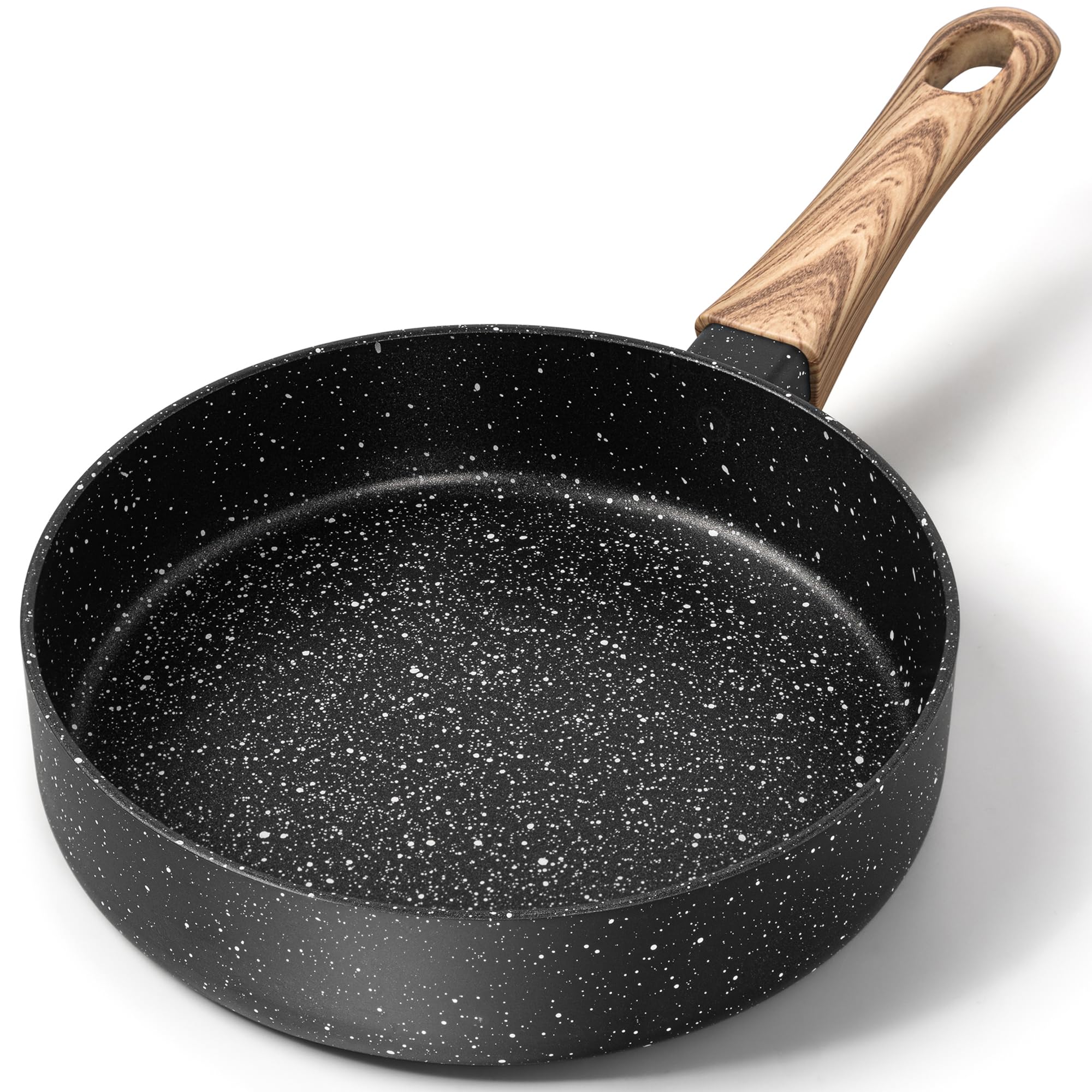 Michelangelo Small Frying Pan Nonstick - 6 Inch Single Egg Frying Pan, Mini Skillet With Stay-Cool Handle, Non-Toxic Omelette Pa