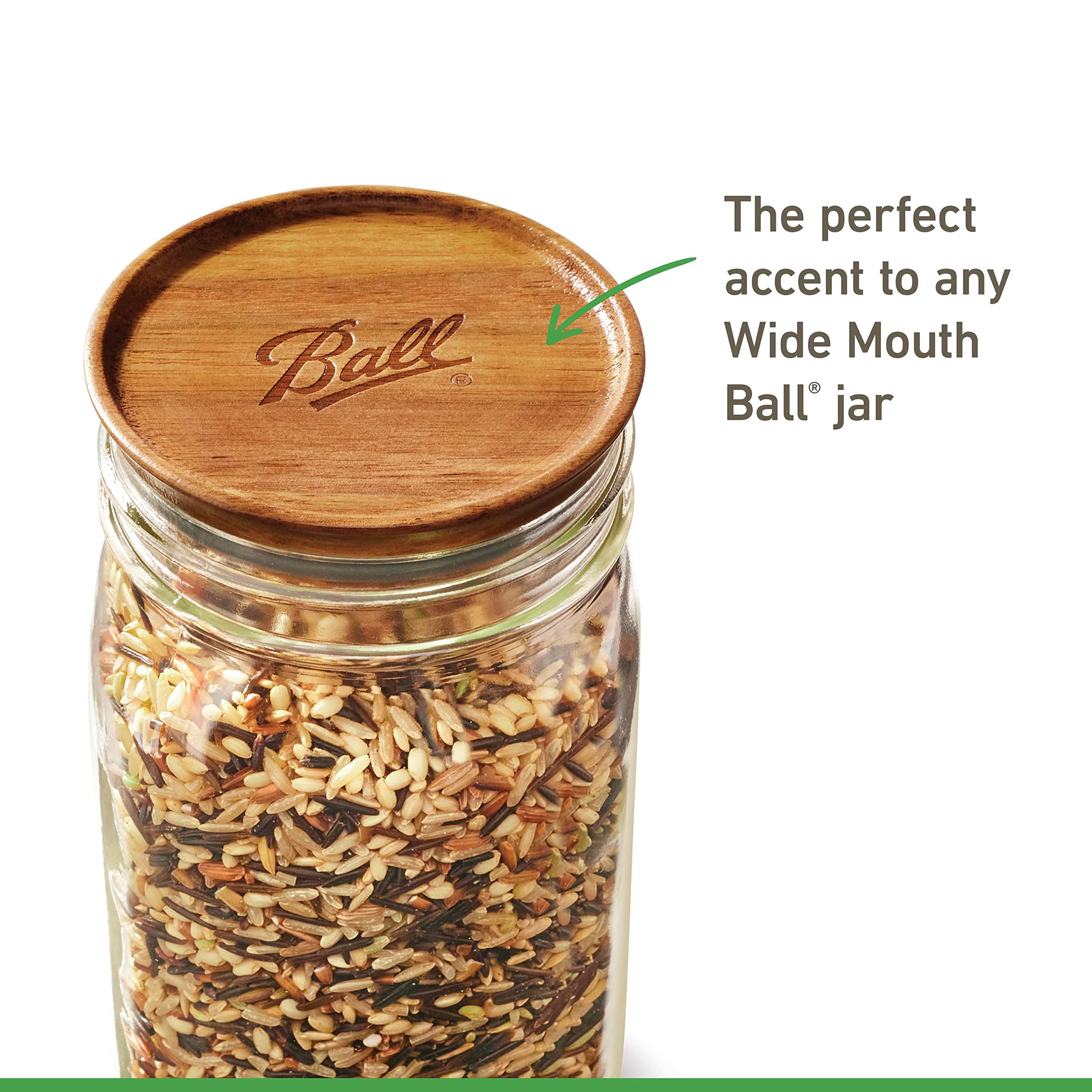 Ball Jar Wooden Storage Lids