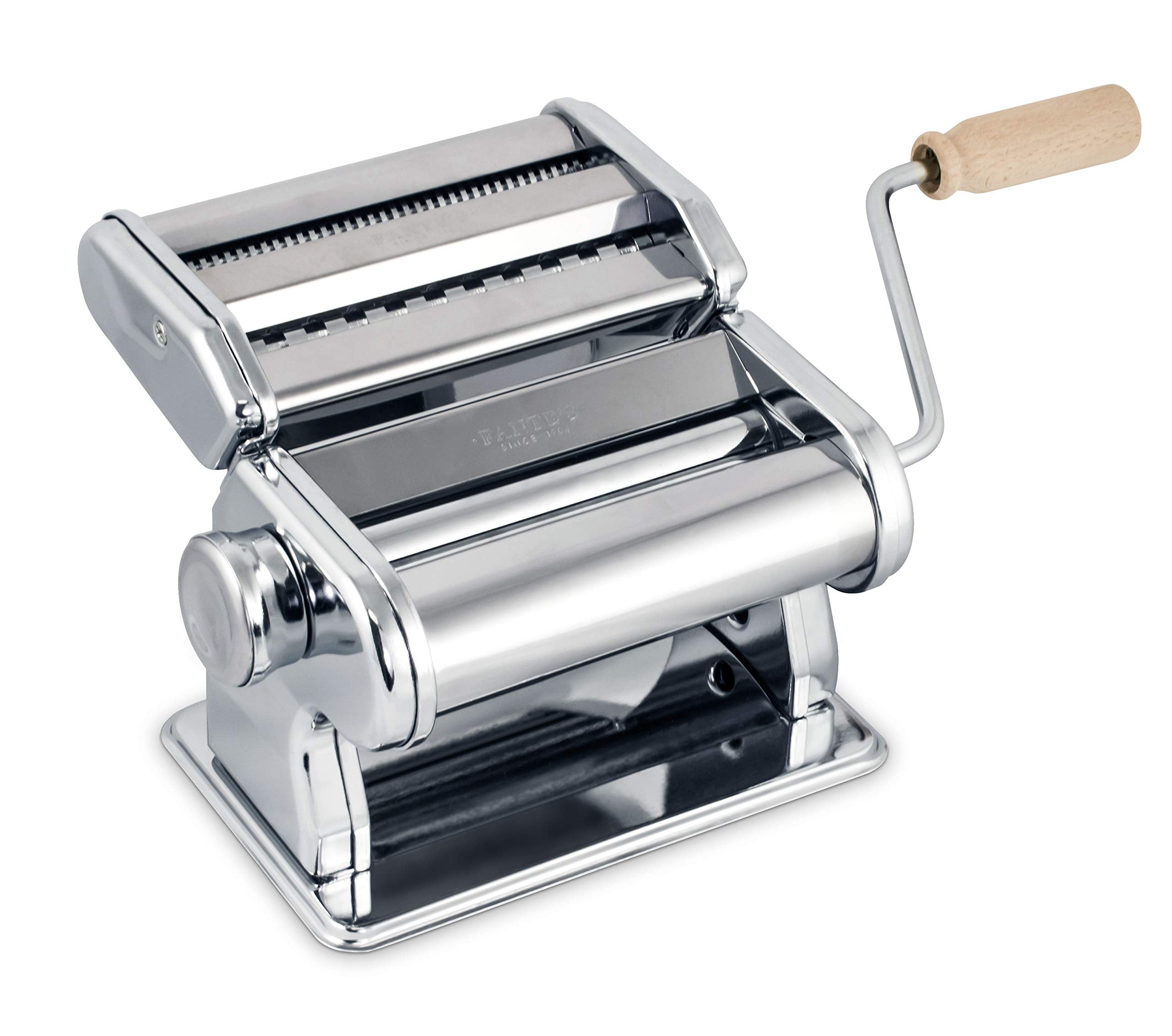 Fante'S Double Cutter For Spaghetti And Fettuccine, 150 Pasta Maker Machine