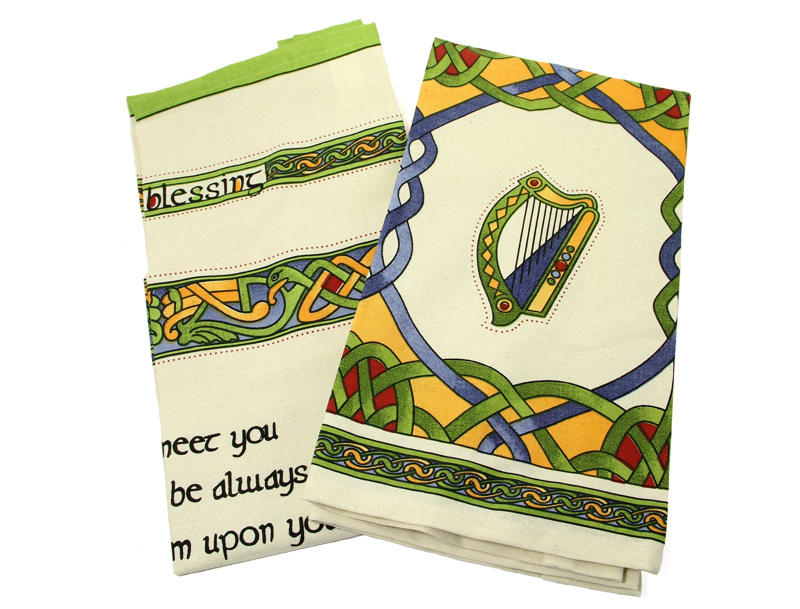 Irish Tea Towel Hand Towel Set Of 2 Kitchen D  Cor