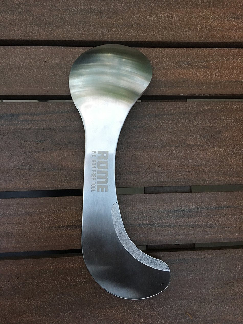 Rome Industries Pie Iron Prep Tool, 6.75'' X 2'', Stainless