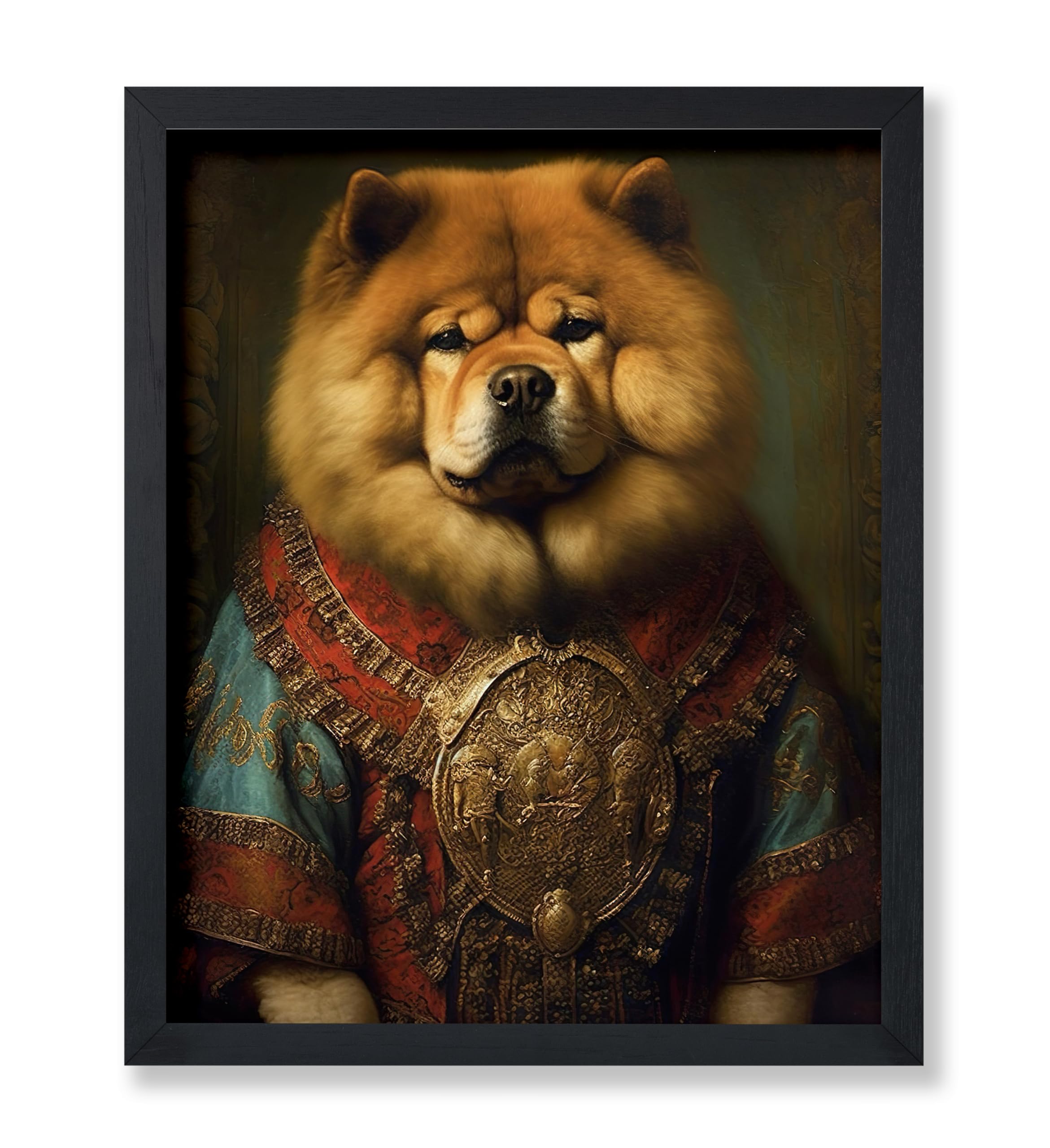Poster Master Aristocratic Chow Chow Poster - Dog Print - Renaissance Art - Dog Breed Art - Gift For Him, Her & Animal Lover - F