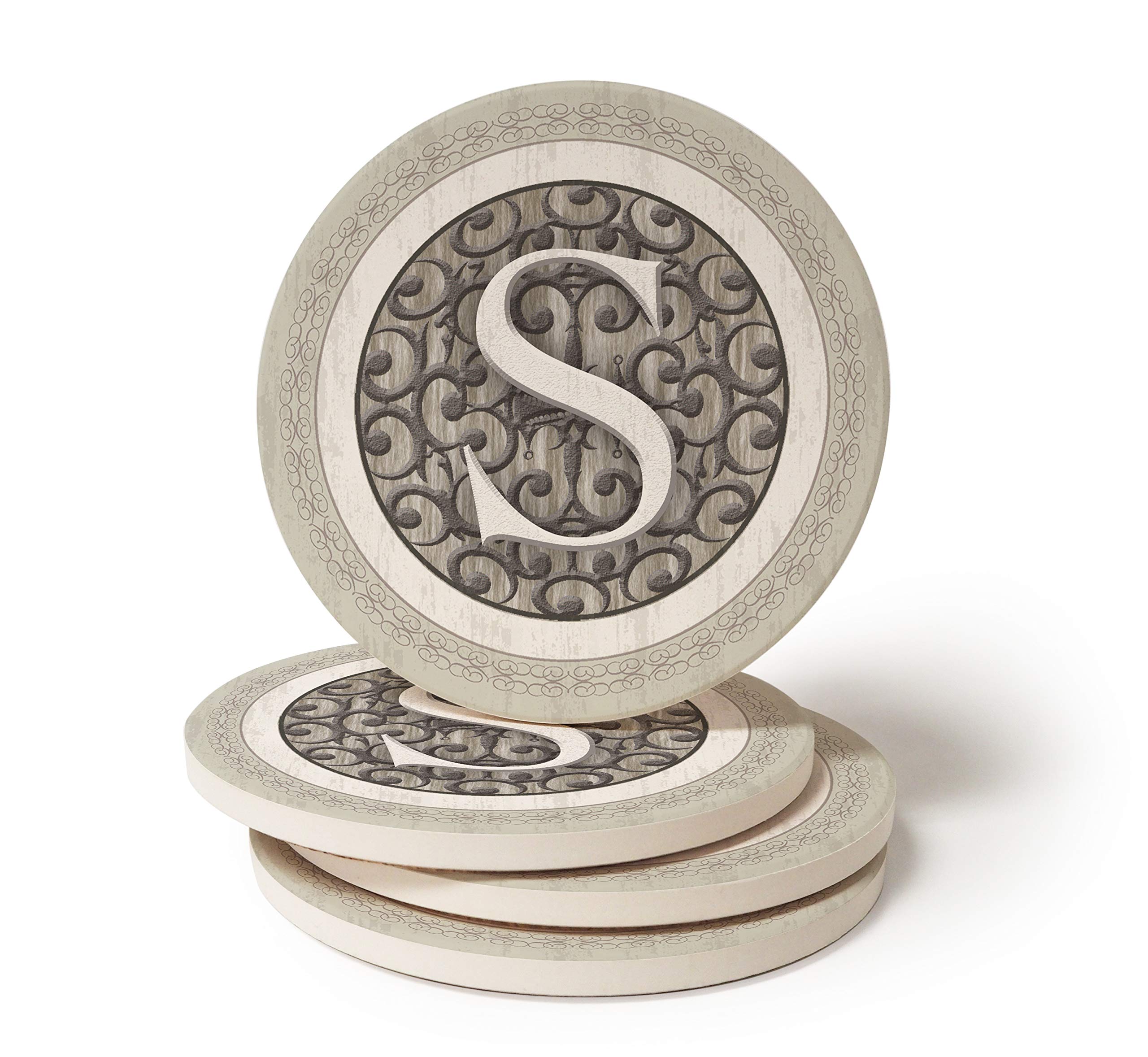Coasterstone Monogram S Coasters