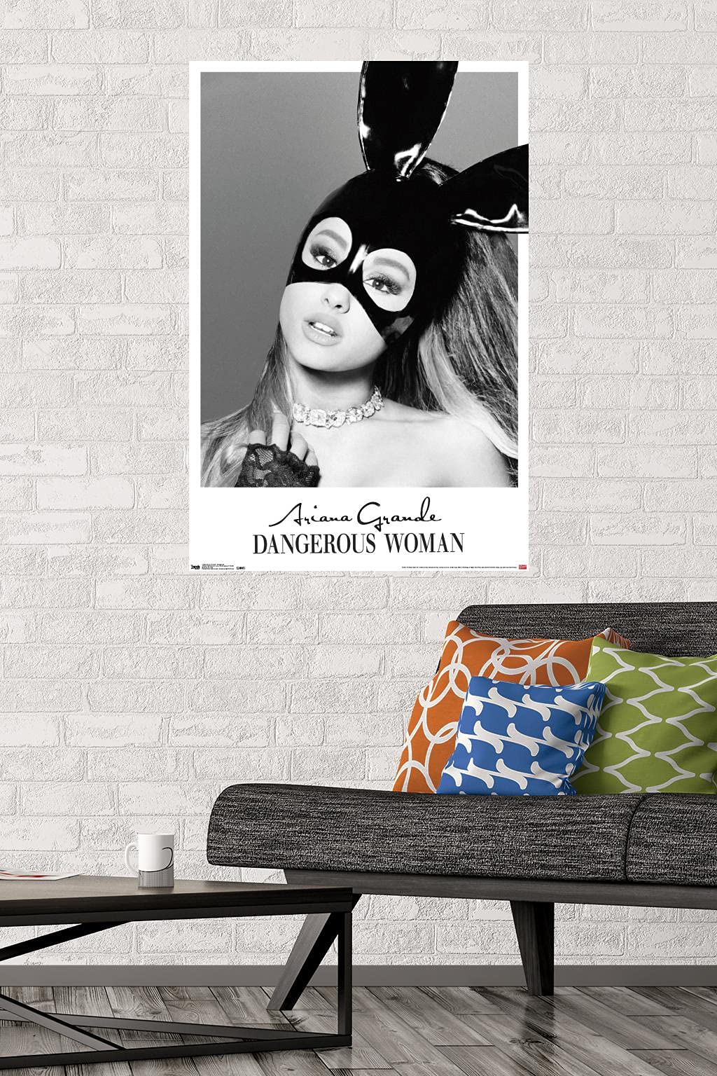 Trends International Ariana Grande - Dangerous Wall Poster, 22.375'' X 34'', Premium Poster & Mount Bundle