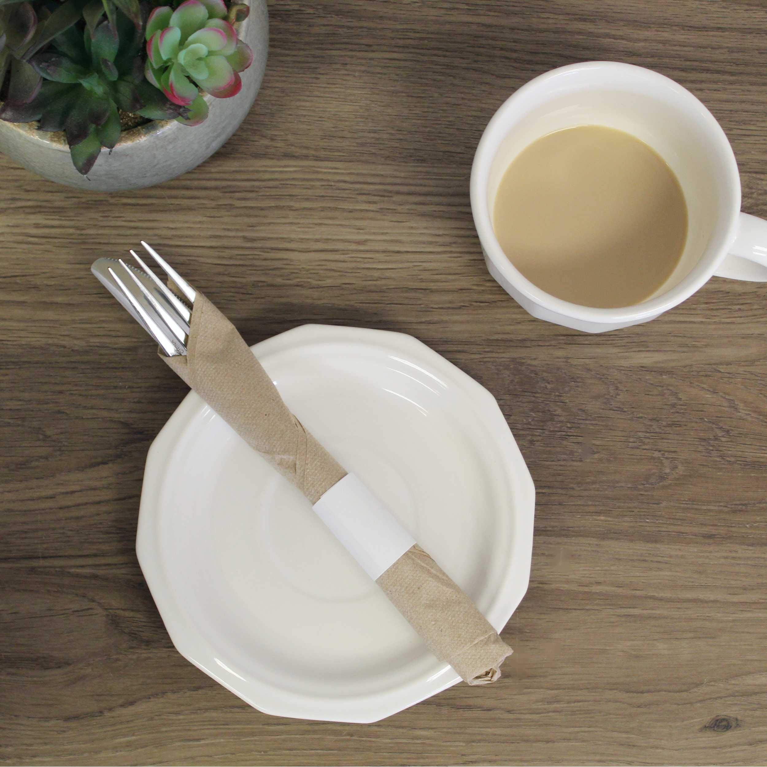 Raylynn Products, Pack Of 20,000 White Premium Napkin Bands, Self-Adhesive 1.5'' X 4.25''