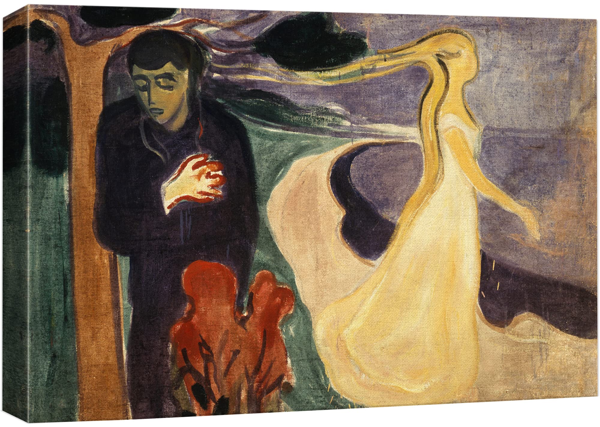 Wall26 Canvas Print Wall Art Separation, 1896 By Edvard Munch People Historic Illustrations Fine Art Traditional Scenic Colorful