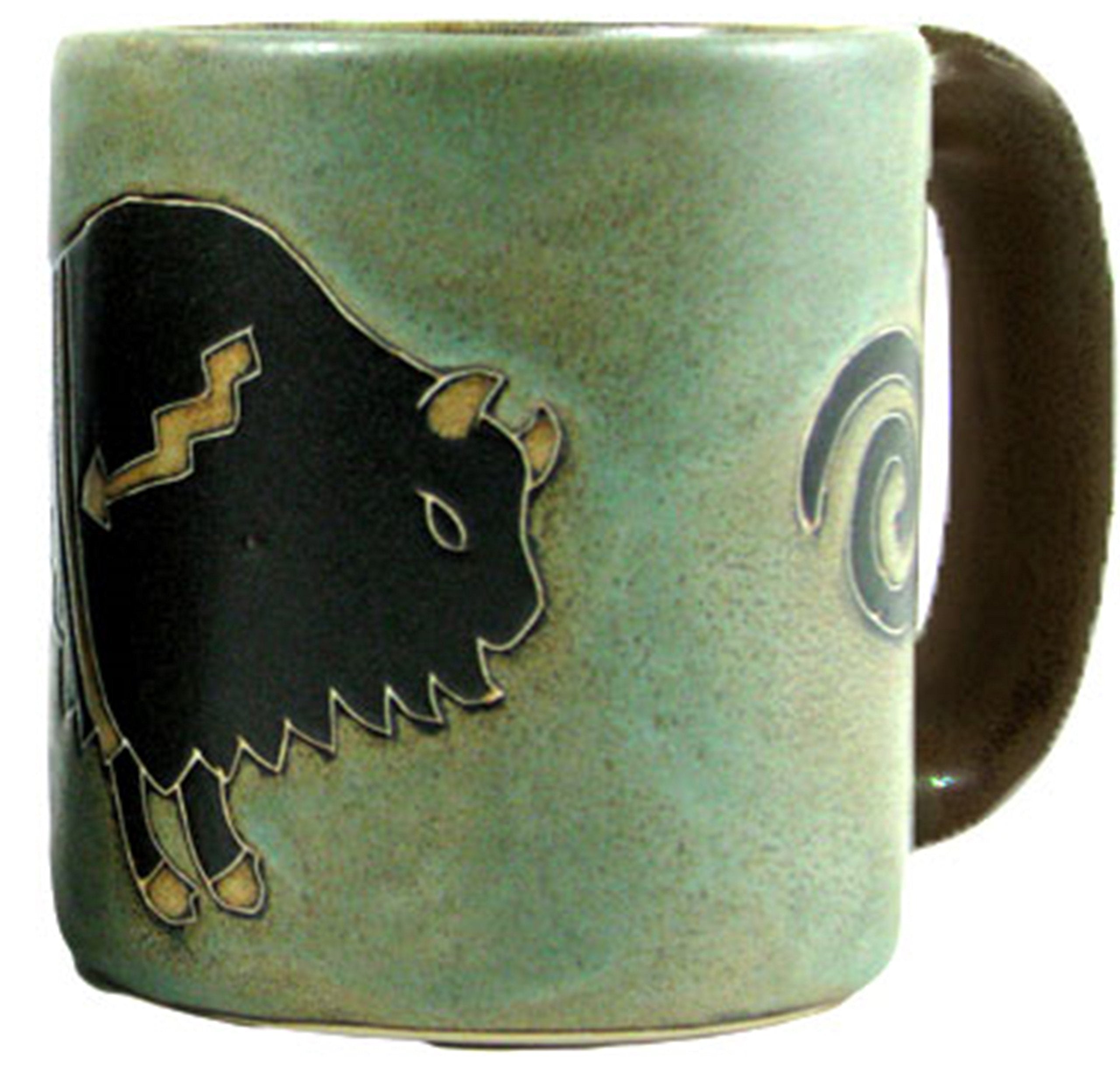 Mara Stoneware Mug - Pueblo Buffalo - 16 Oz
