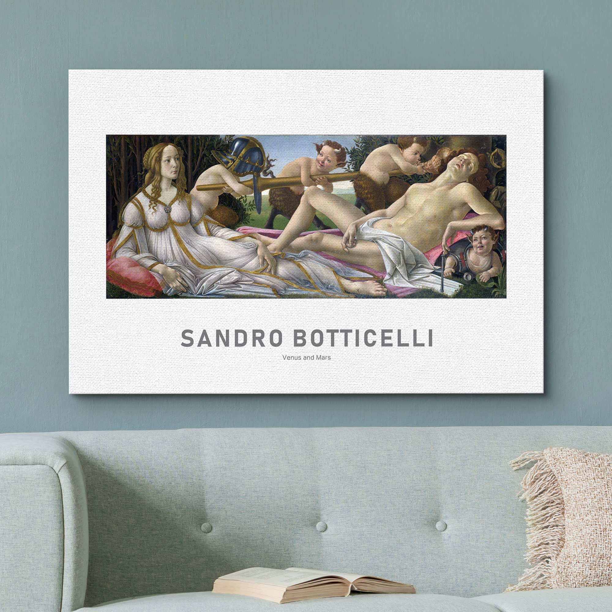 Wall26 Canvas Print Wall Art Venus And Mars By Sandro Botticelli Historic Cultural Illustrations Fine Art Traditional Colorful F