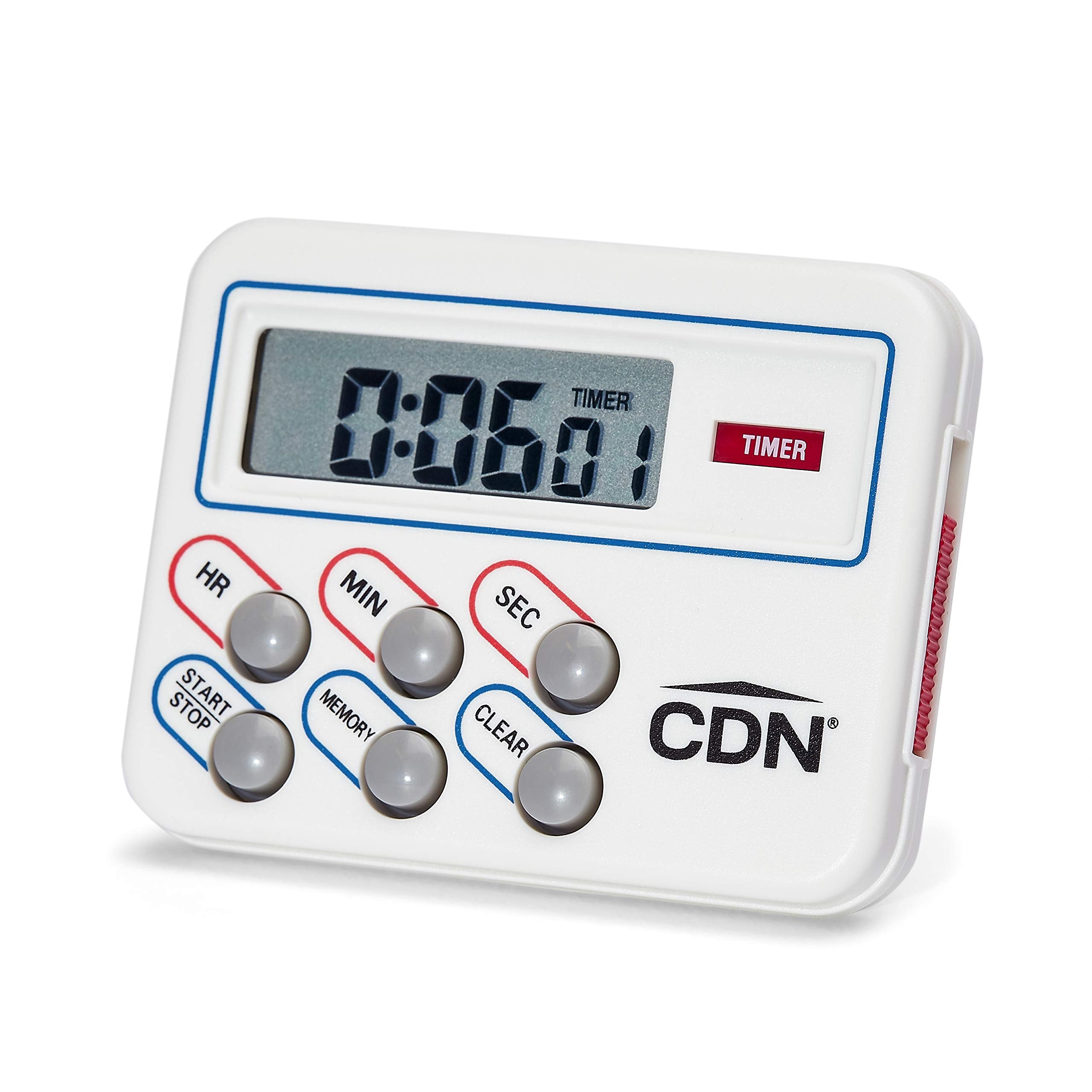 CDN Multi-Task Timer & Clock | Counts Up & Down, 24 Hours by Hours, Minutes & Seconds, Memory, Clock, Stopwatch, Stand, Hang, Ma