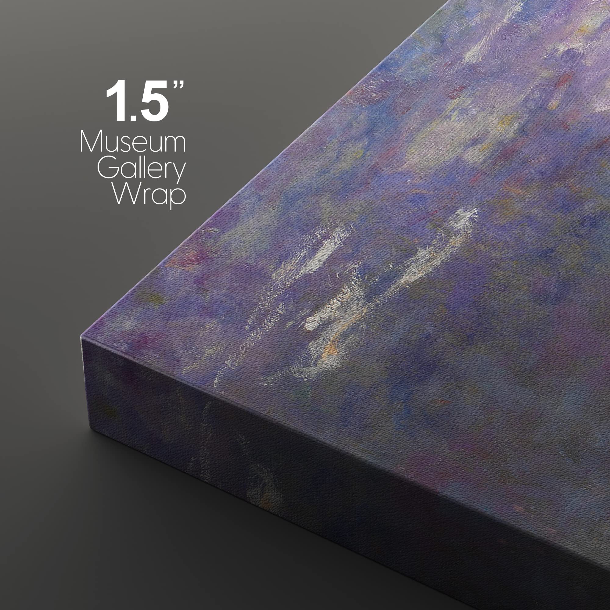 Wall26 3 Piece Canvas Wall Art - Water Color Pond - Modern Home Art Stretched And Framed Ready To Hang - 24'' X 36'' X3