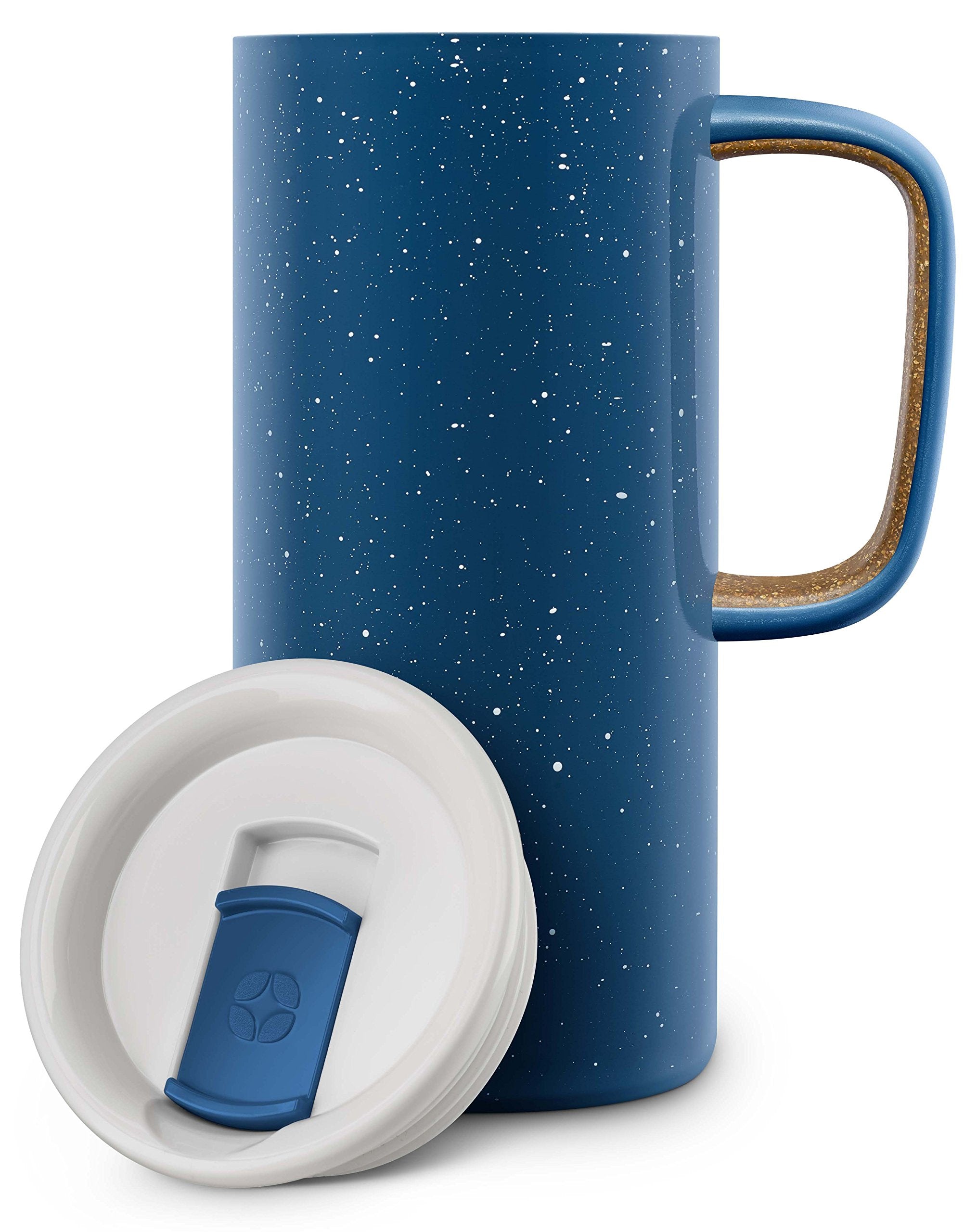 Ello Campy Vacuum Insulated Travel Mug With Leak-Proof Slider Lid And Comfy Carry Handle, Perfect For Coffee Or Tea, Bpa Free, A