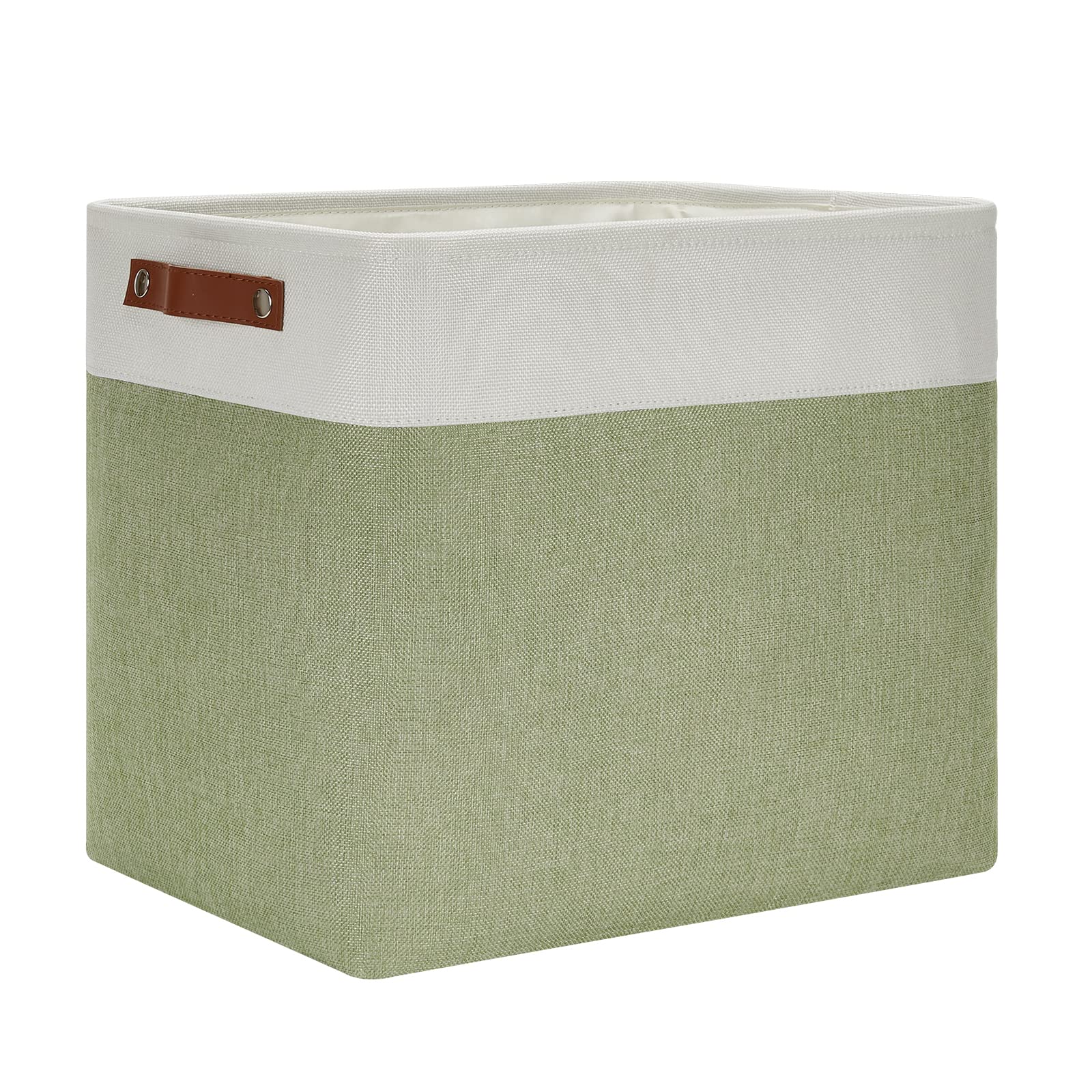 Dullemelo Large Storage Basket 17''X12''X15'', Fabric Storage Organizer Basket For Storage Clothes, Large Fabric Bin For Organiz