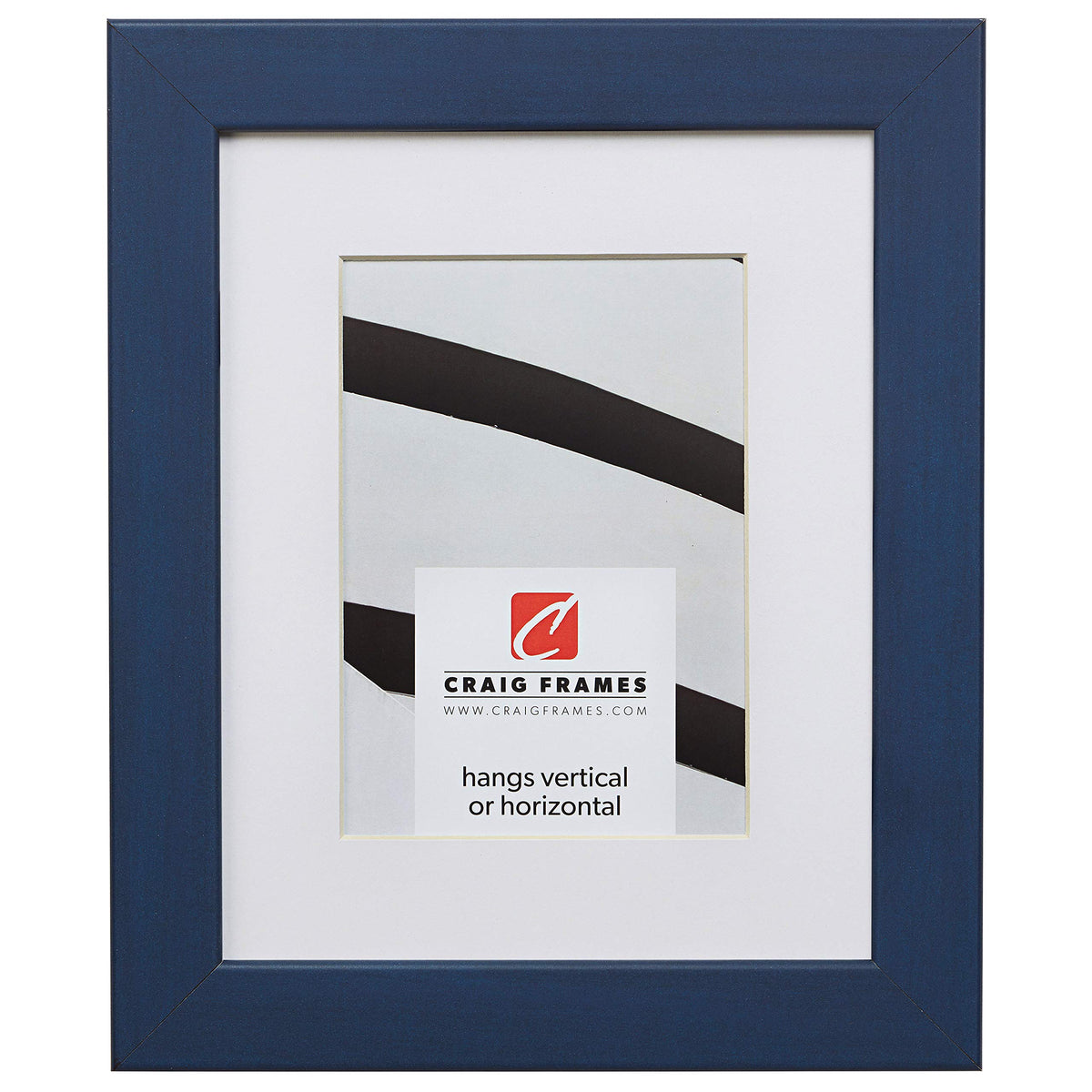 Craig Frames Colori, 20 X 24 Inch Blue Picture Frame Matted To Display ...