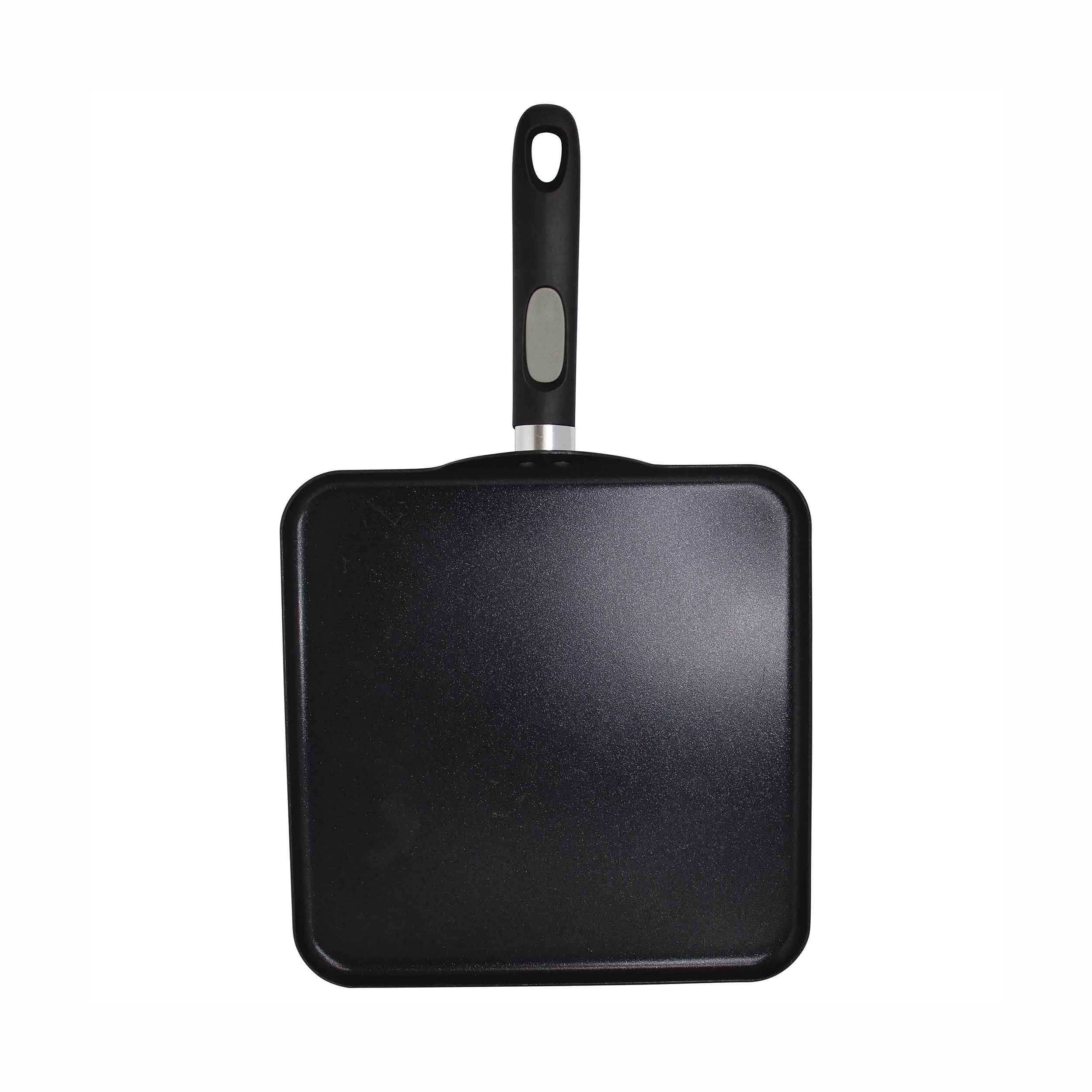 Mirro A79713 Get A Grip Aluminum Nonstick Griddle Cookware, 11-Inch, Black
