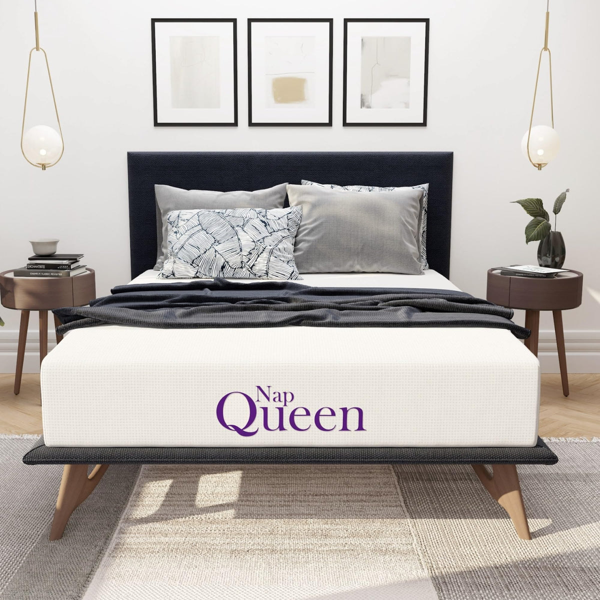 Napqueen Twin-Xl Mattress, 6 Inch Elizabeth Cooling Gel Memory Foam Mattress, Twin-Xl Bed Mattress In A Box, Certipur-Us Certifi