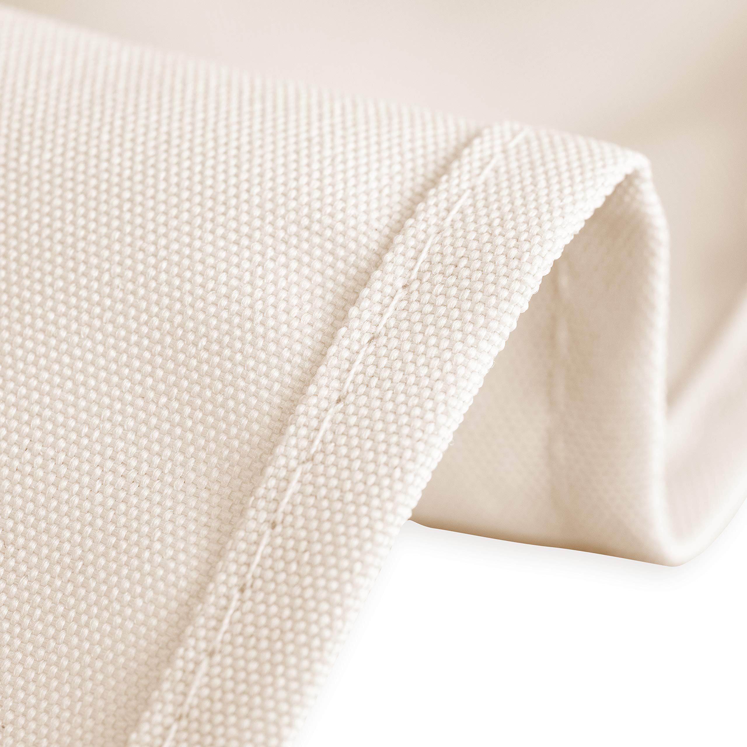Ltc Linens 10 Pack Beige Rectangular Tablecloths 60 X 126 Inch For 8 Feet Rectangle Banquet Tables With Half-Drop - Stain And Wr