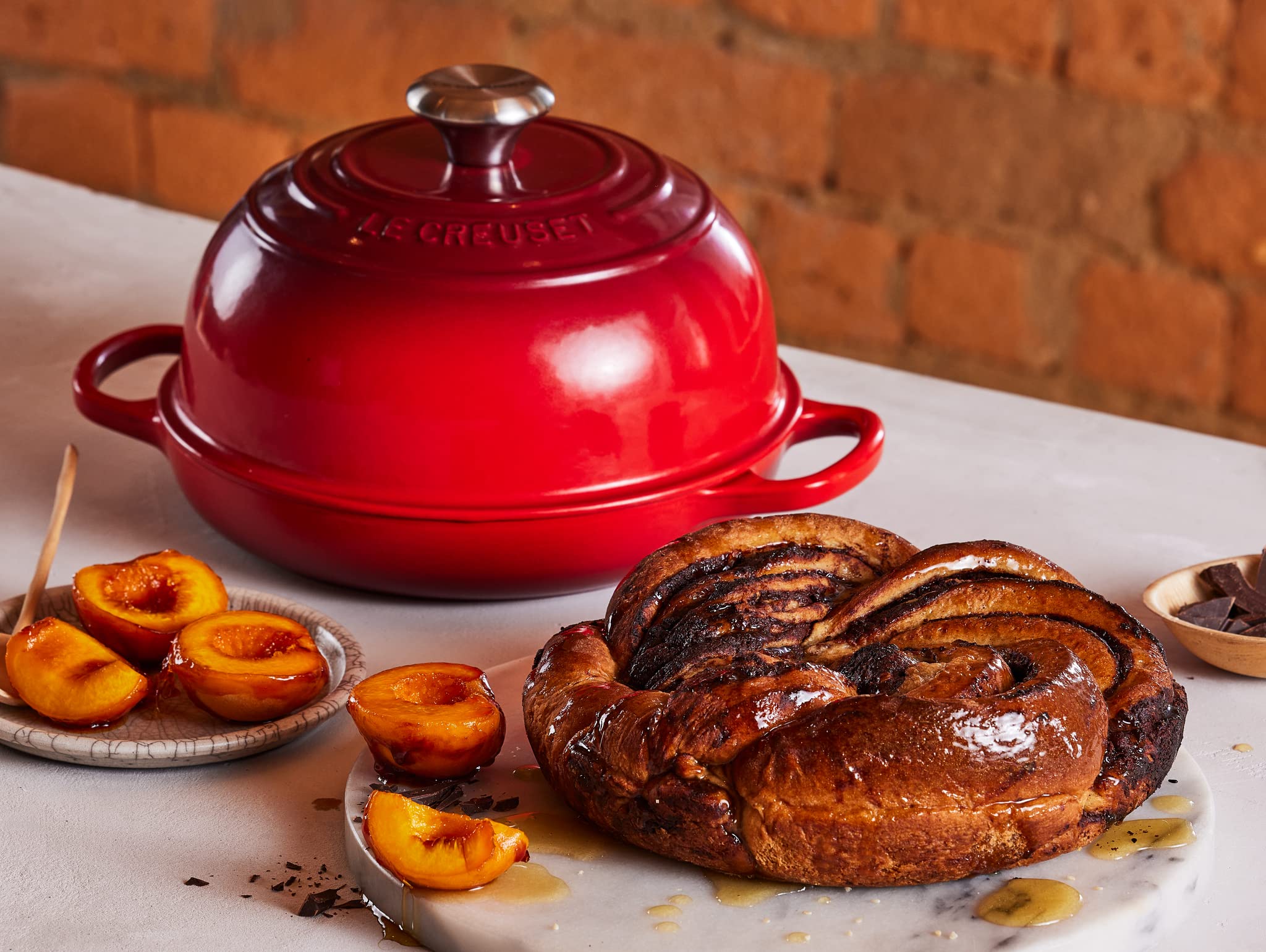 Le Creuset Enameled Cast Iron Bread Oven, Cerise