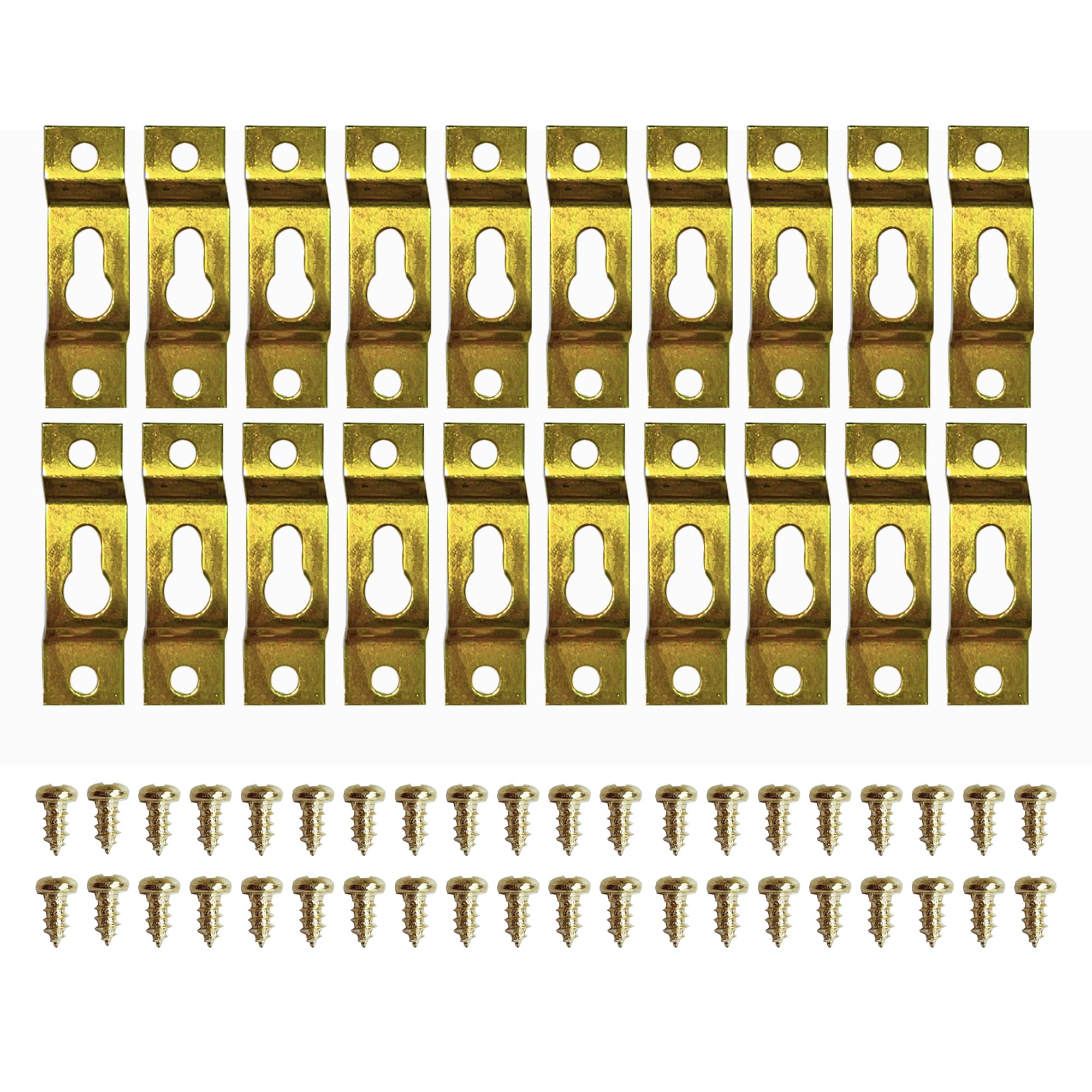 Infinity Art Partner Photo Frame Diy Hooks Metal Hanger Hooks Pack Of 20 (With 40 Screws) | Painting Hook For Hanging Photo Fram