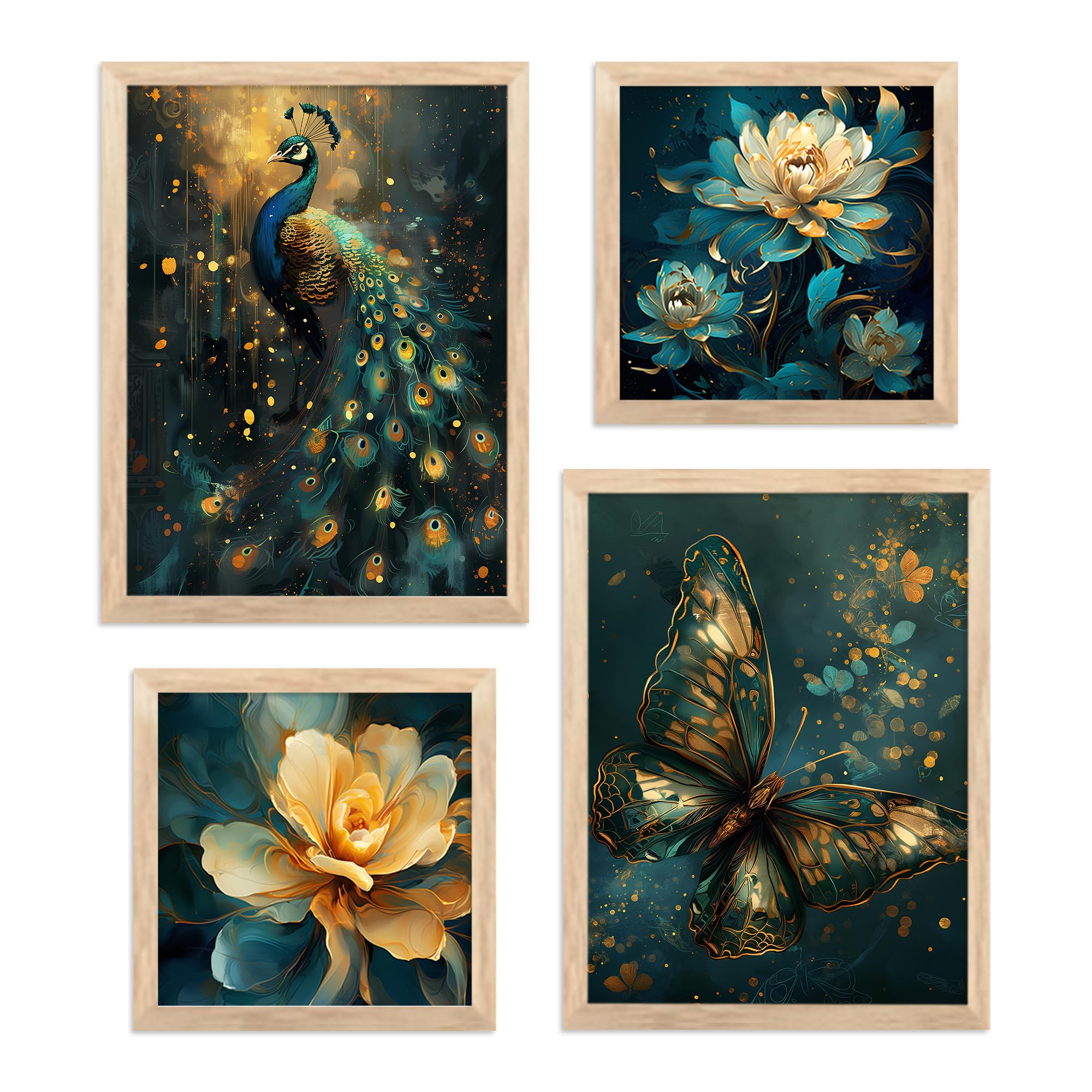 Artifly - Modern Art Wall Painting With Frame For Living Room Bedroom Hall Office - Abstract Framed Painting For Wall Decoration