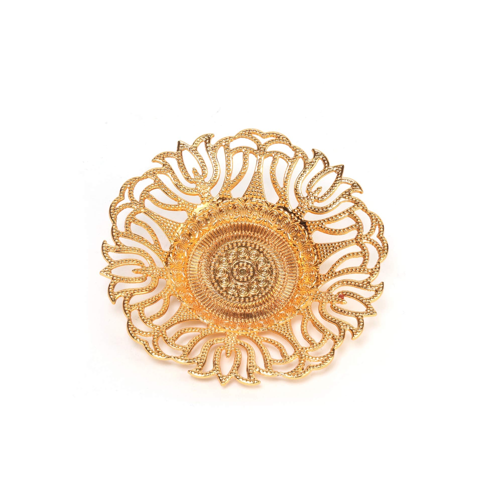 Alisveristime 12 Pc Turkish Greek Arabic Coffee Espresso Cup Saucer Porcelain Set (Gold)