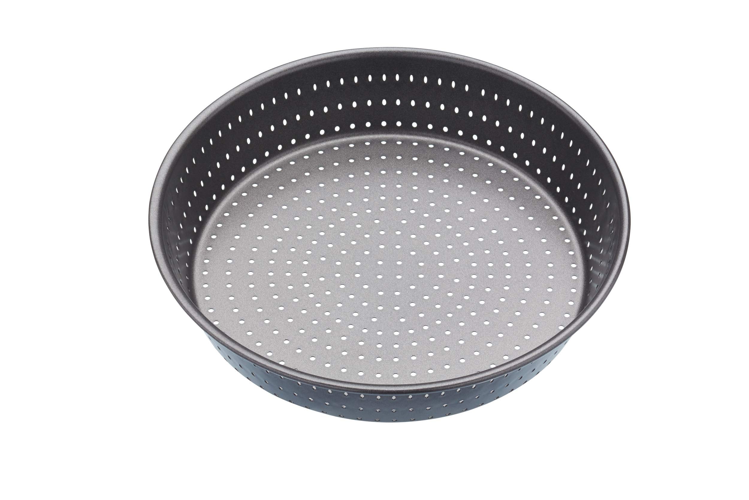 Masterclass Master Class Crusty Bake Non-Stick 23Cm Fluted Round Flan/Quiche Tin, Grey