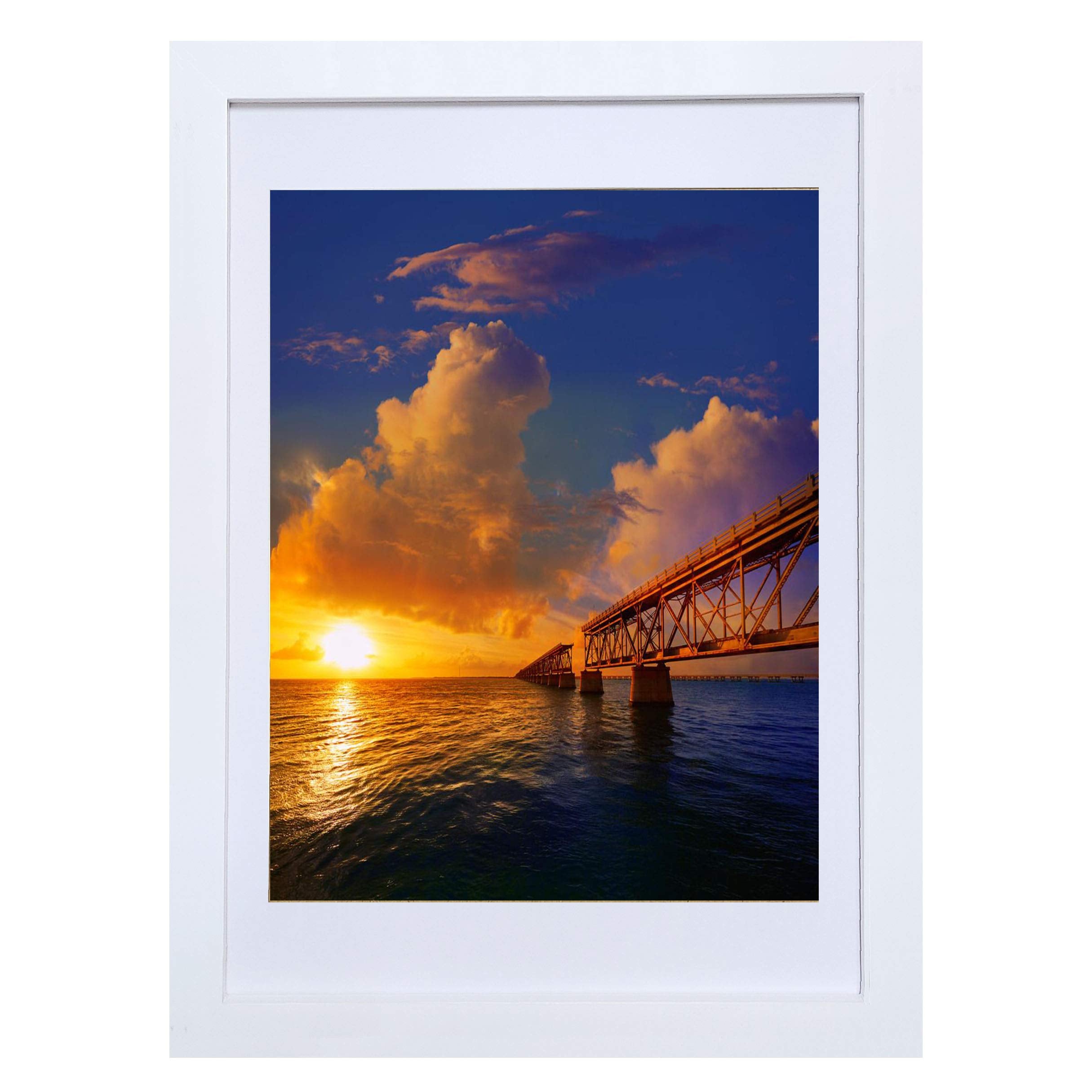TeinJin 10x14 Picture Frames Made of Solid Wood Display 8.5x11 with Mat or 9.5x13.5 without Mat Diamond Painting Frame Wall Hang
